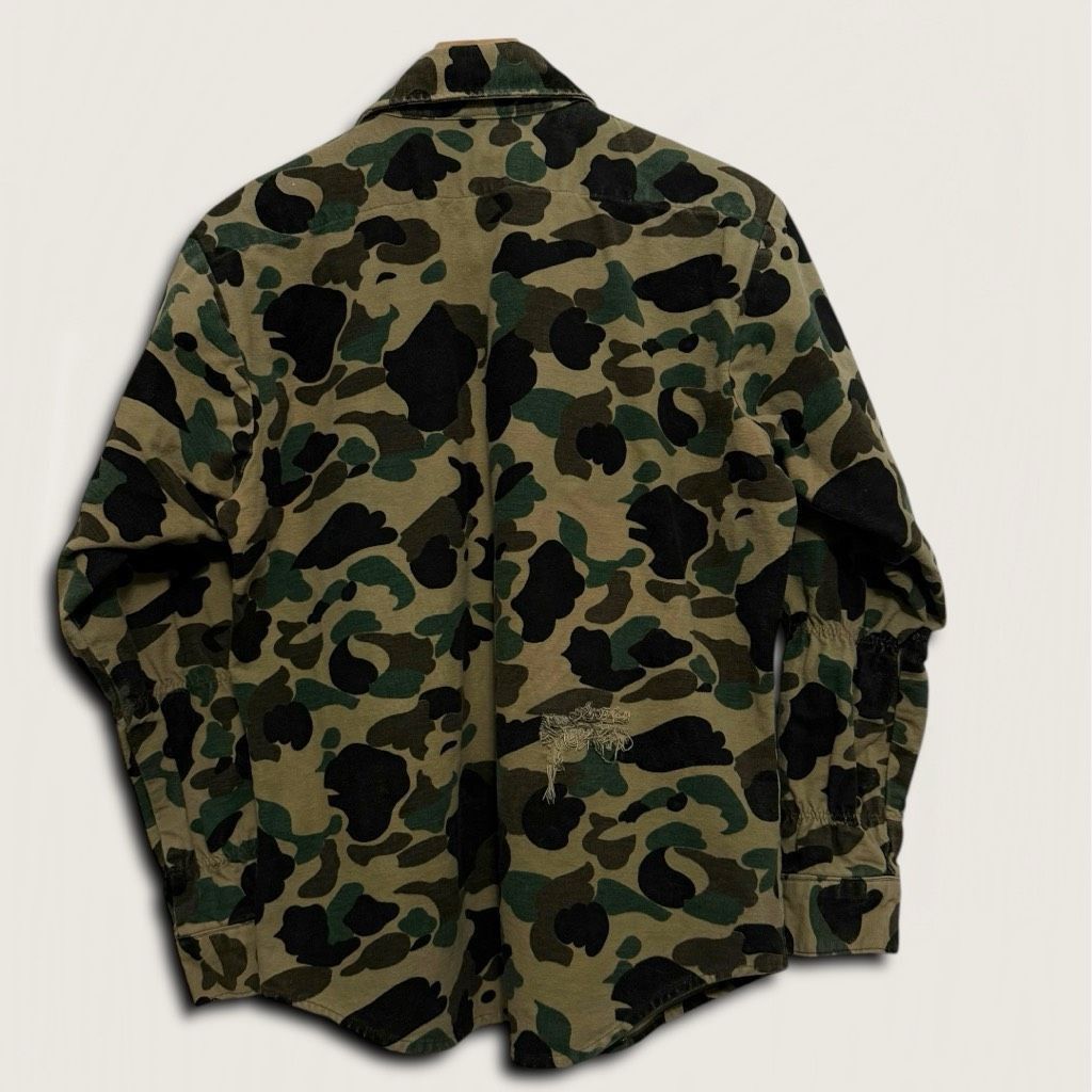 Vintage Vintage Five Brothers Chamois Flannel Frogskin Duck Hunting Camo Custom Sleeves Sz M Size US M / EU 48-50 / 2 - 6 Thumbnail