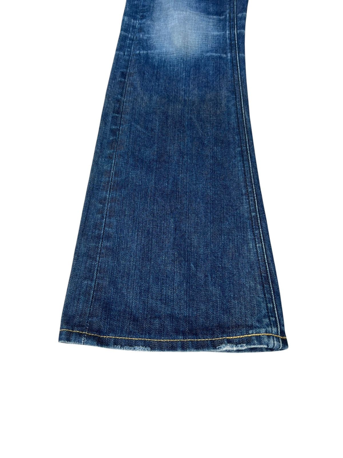 Lee Vintage Y2K Lee Riders Faded Denim Flare Jeans Size US 30 / EU 46 - 10 Thumbnail