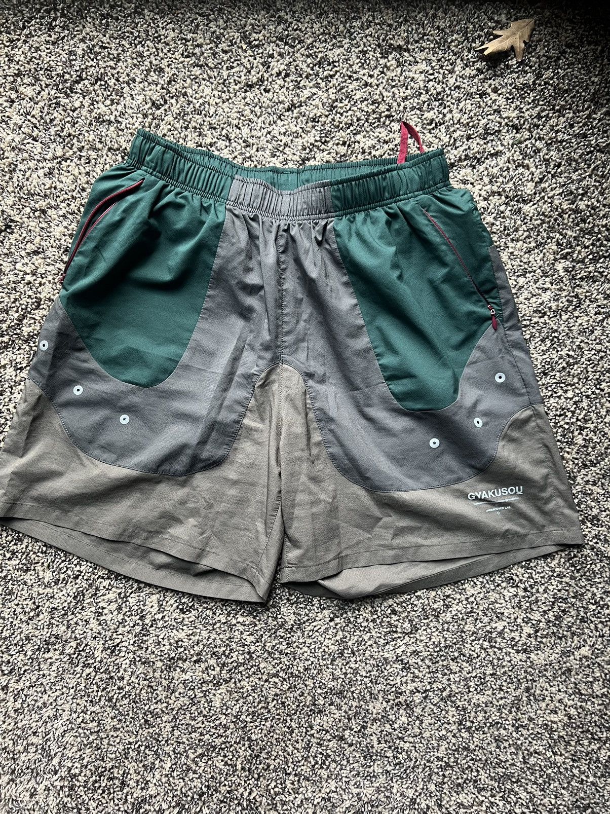 Pre-owned Gyakusou X Nike Gyakusou Undercover Shorts In Green