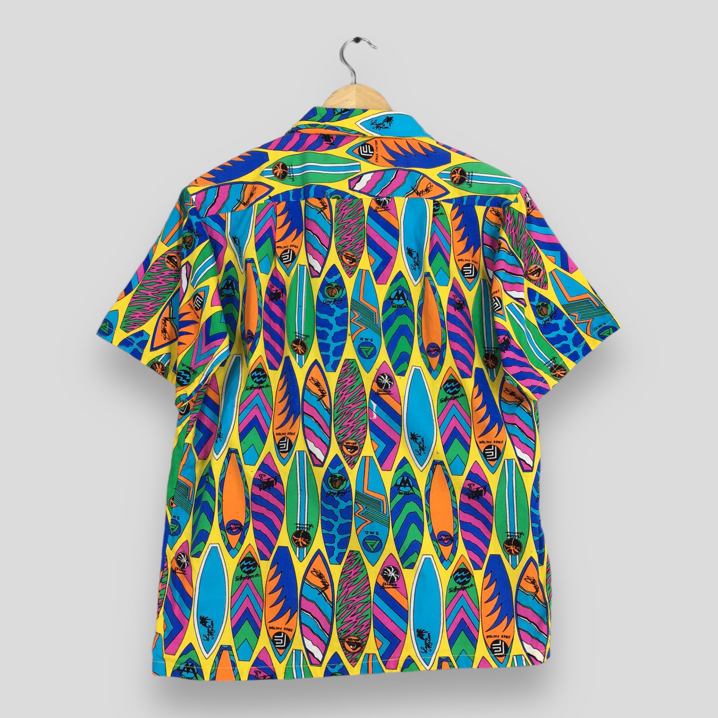 Vintage Vintage 80s Hawaiian Aloha Surfboard Shirts Medium Size US M / EU 48-50 / 2 - 8 Thumbnail