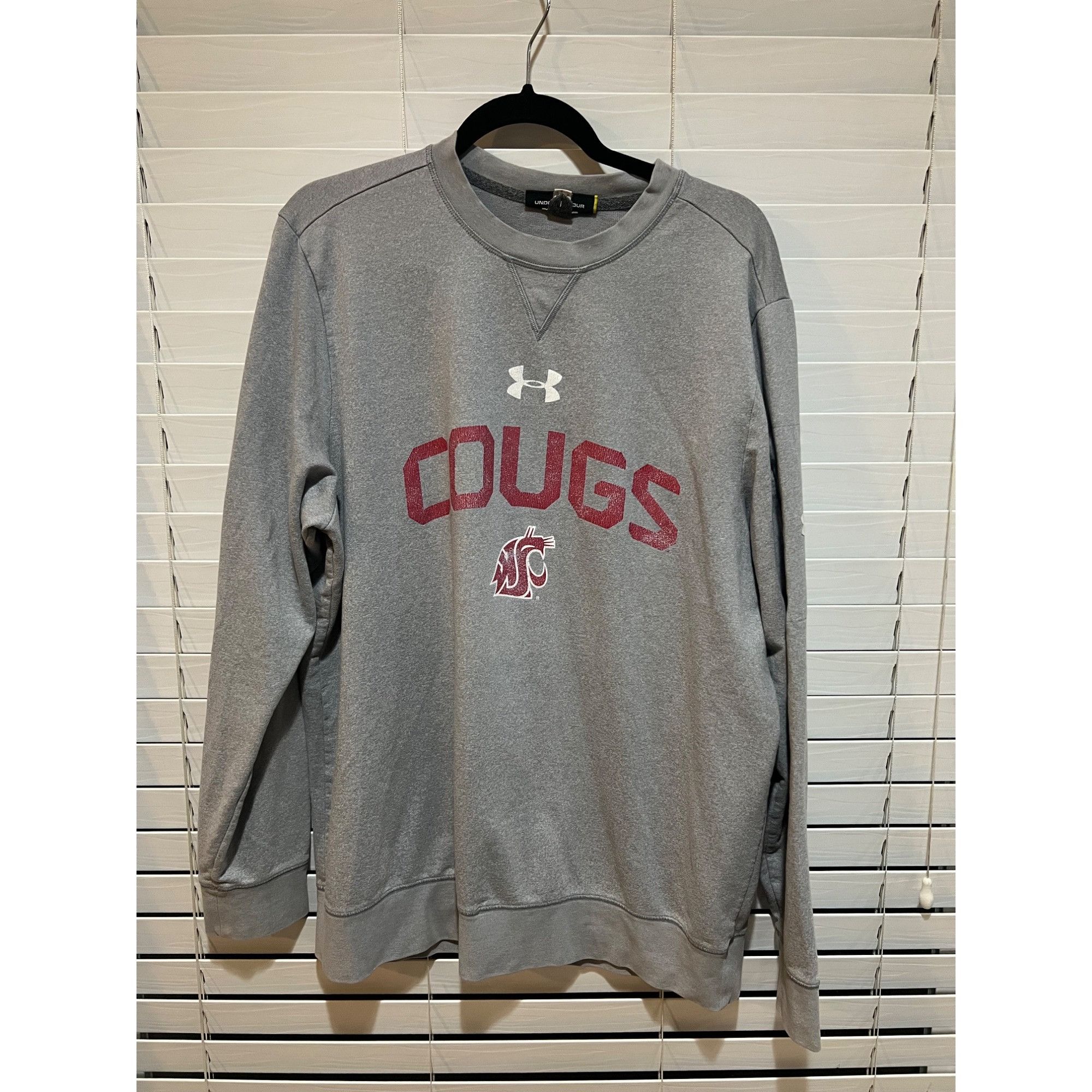 Under Armour Under Armour Washington State Cougars Sweater - Size XL Size US XL / EU 56 / 4 - 1 Thumbnail