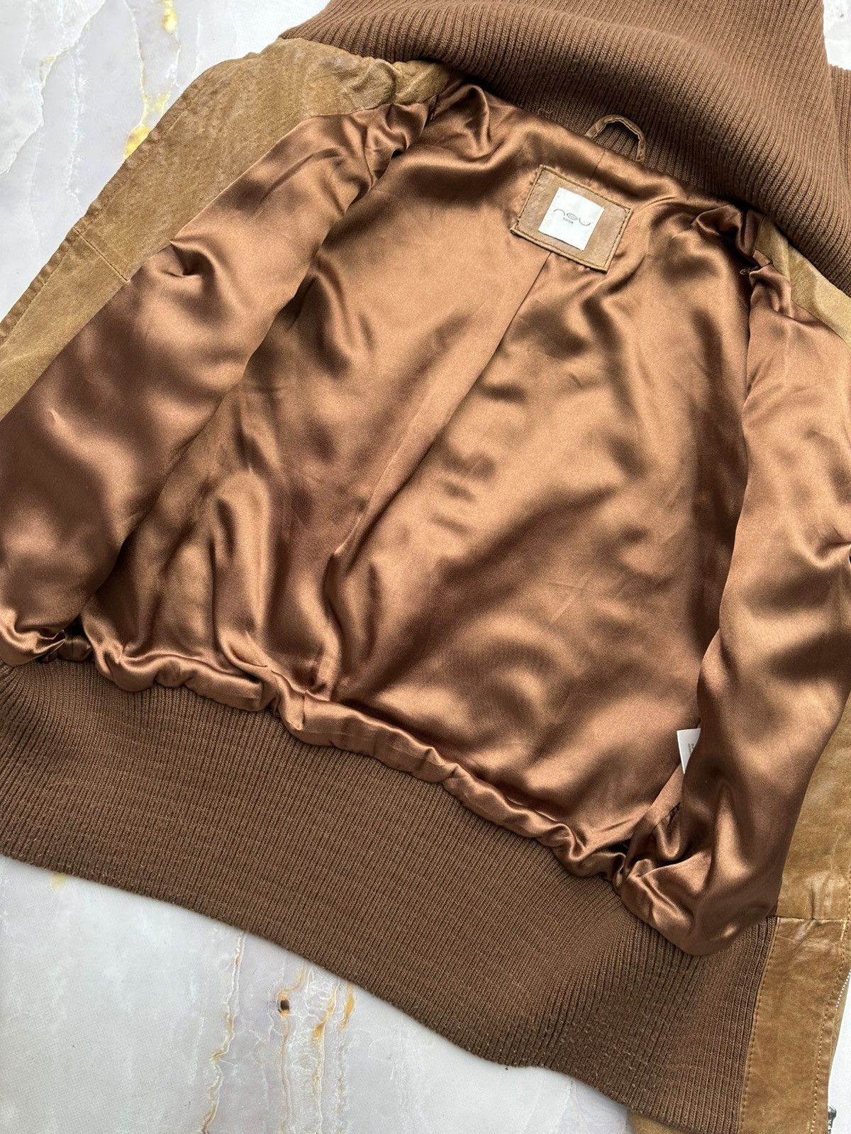 Japanese Brand Vintage Leather Jacket (E1) Size M / US 6-8 / IT 42-44 - 8 Thumbnail