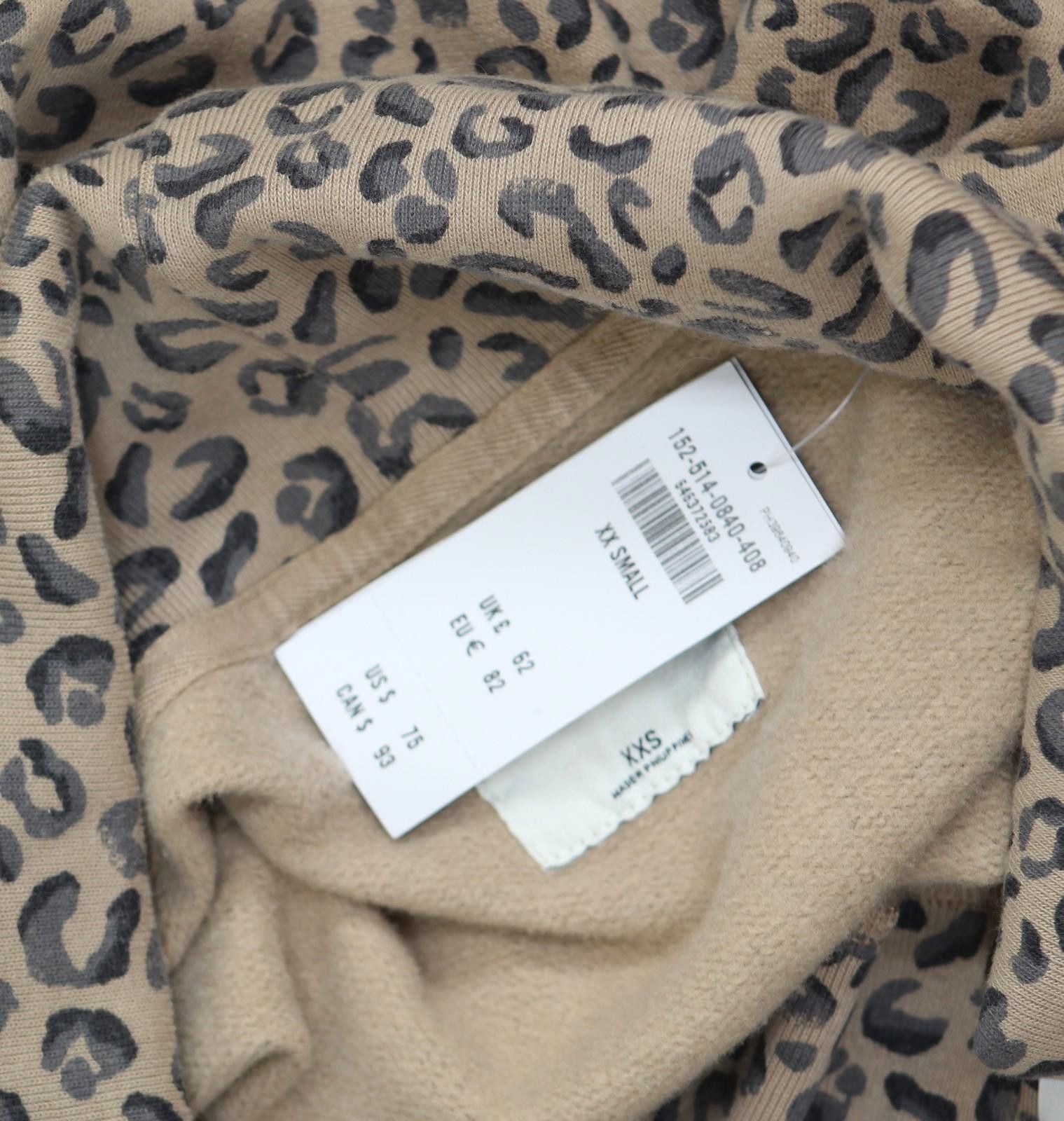 Other Nwt Abercrombie & Fitch Cardigan Sweater Cheetah Brown 2xs Size XXS / US 00 / IT 34 - 4 Thumbnail