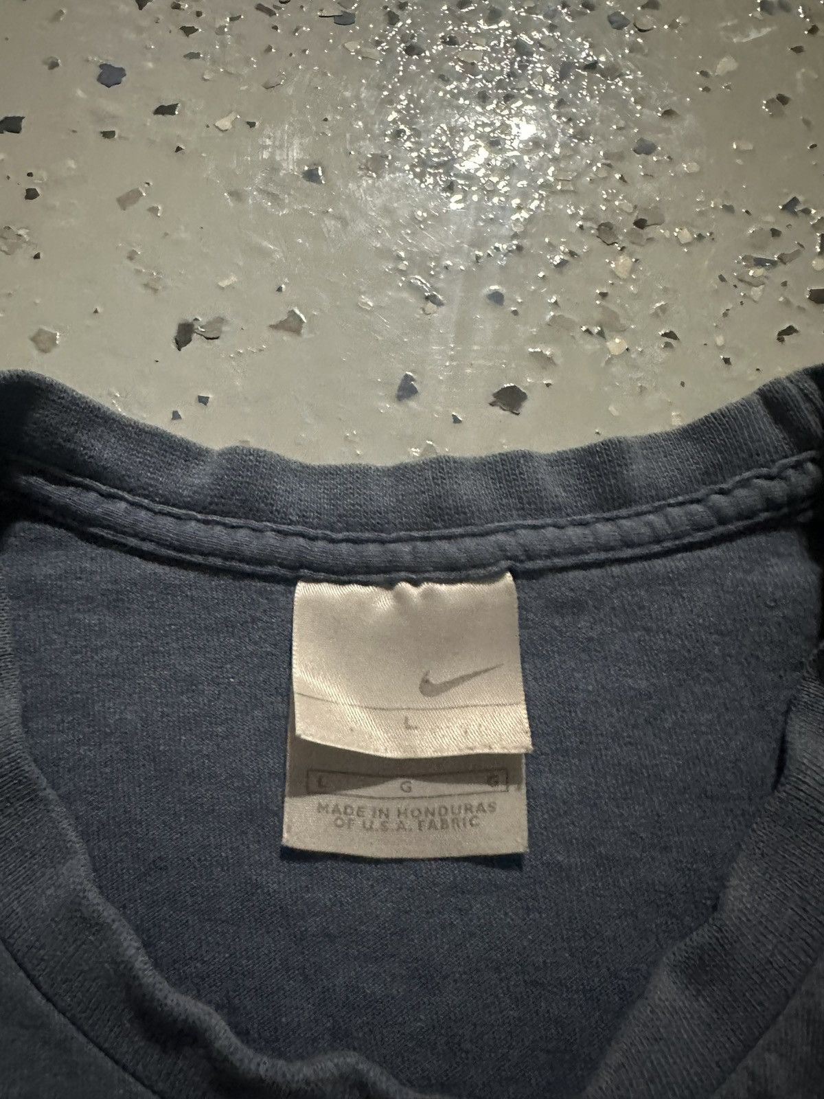 Nike Y2K Navy Nike Spellout Tee Size US L / EU 52-54 / 3 - 2 Thumbnail