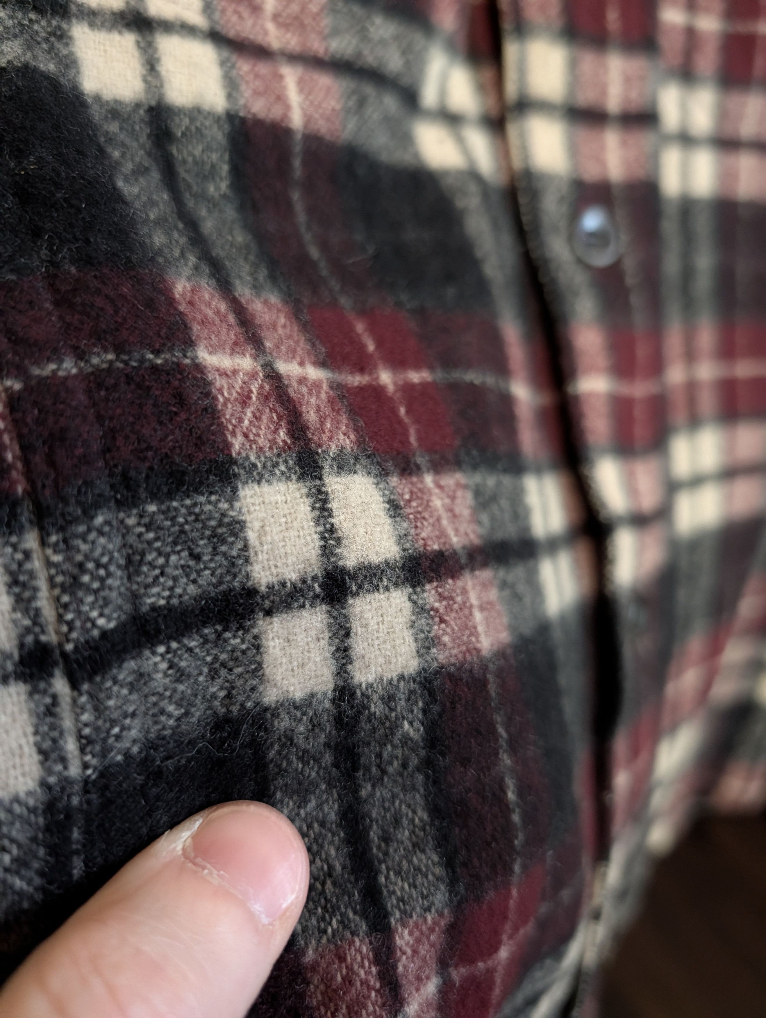 Isamu Katayama Backlash Leather/Wool Plaid Flannel Western Shirt Jacket SM Size US S / EU 44-46 / 1 - 8 Thumbnail