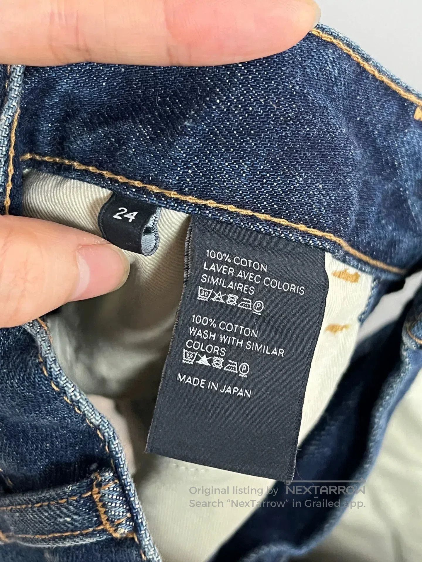Celine Celine Gold Buckle Denim Shorts. Size 24" / US 00 / IT 34 - 5 Thumbnail