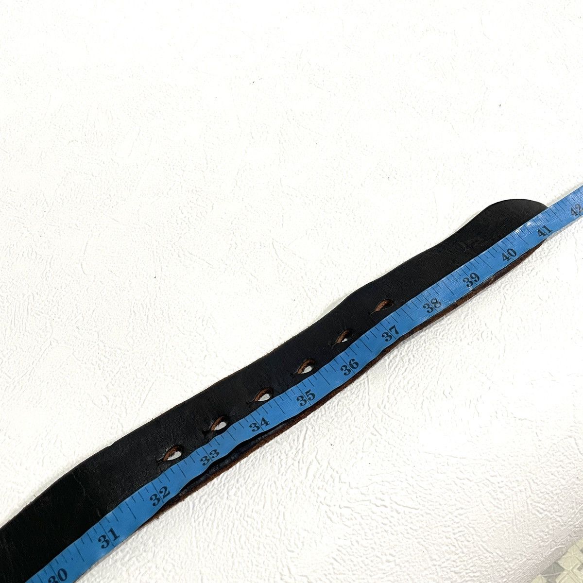If Six Was Nine Vintage Y2k black leather belt kapital style Size ONE SIZE - 8 Thumbnail