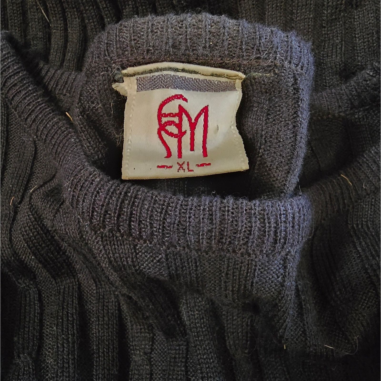 Other Black Ribbed | ESM | Sweater Long Sleeve Size XL / US 12-14 / IT 48-50 - 3 Thumbnail