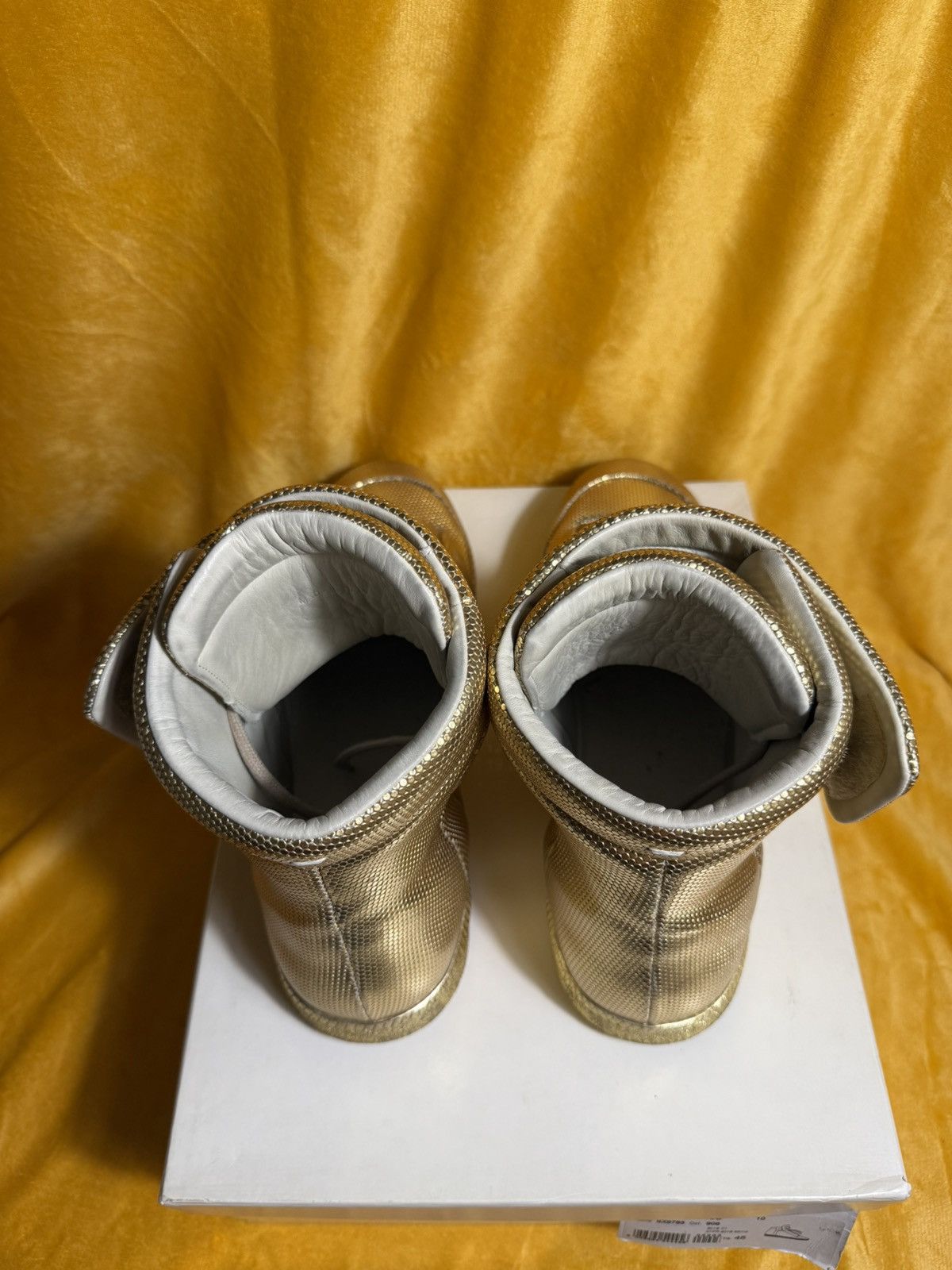 Maison Margiela Maison Margiela Future High Gold Leather Size US 12 / EU 45 - 5 Thumbnail