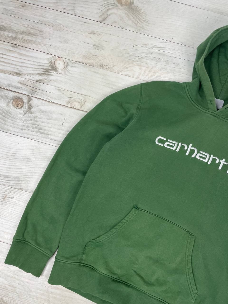 Carhartt Vintage Carhartt Hoodie Big Logo Size US S / EU 44-46 / 1 - 7 Thumbnail