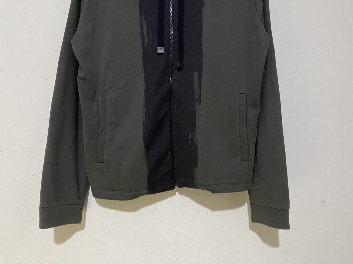 Balenciaga Balenciaga Brush stroke print hoodie in dark green Size US XL / EU 56 / 4 - 4 Thumbnail