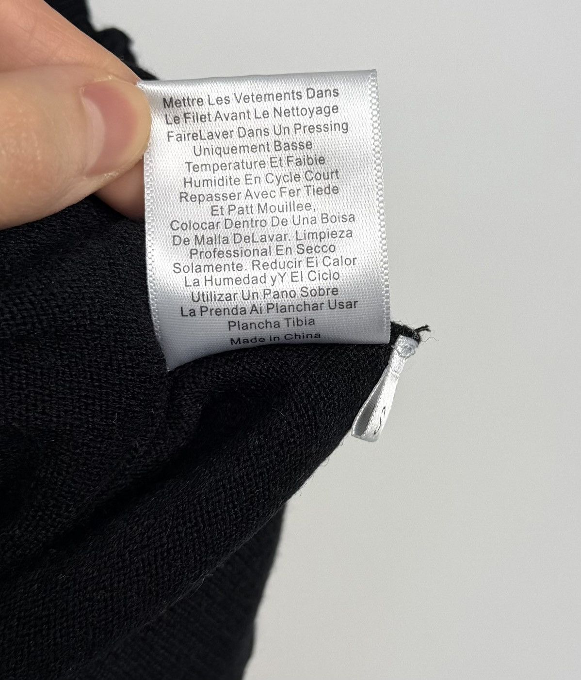 Christian Dior Monsieur Christian Dior Paris Black Cardigan 70% Cotton 30% Wool Size S / US 4 / IT 40 - 6 Thumbnail