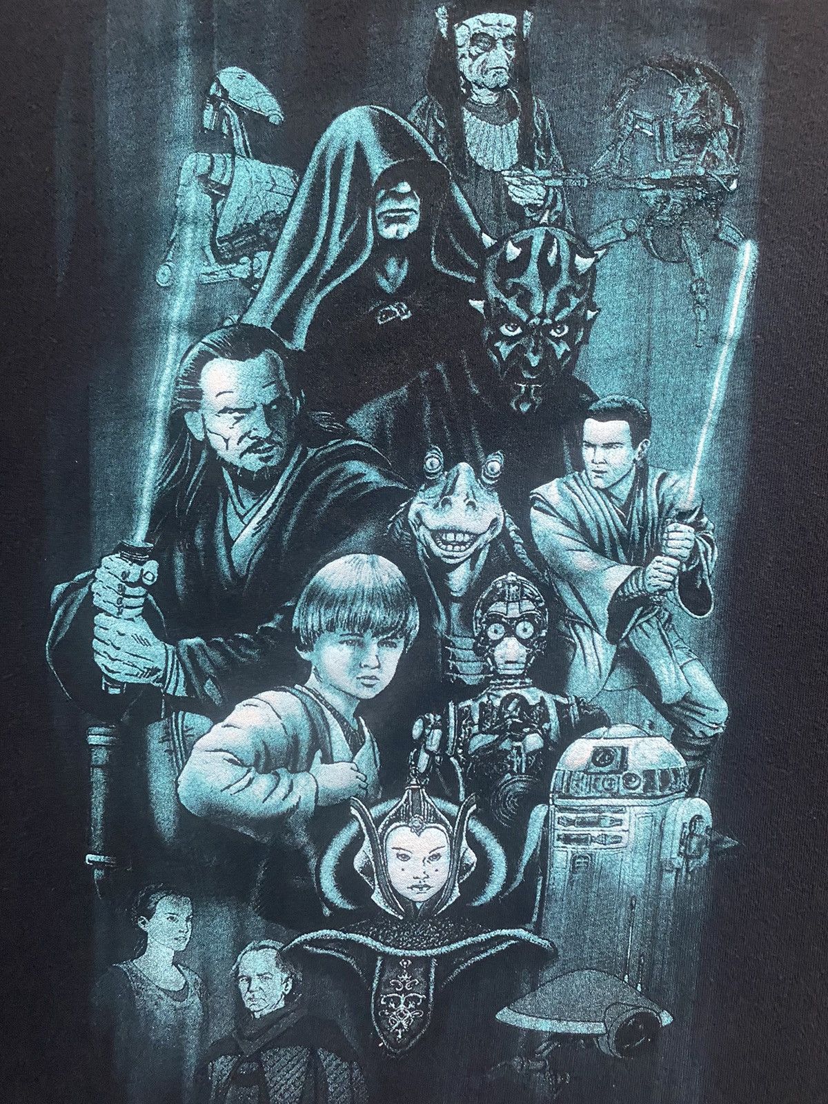 Vintage Vintage Star Wars Tee Shirt Size US L / EU 52-54 / 3 - 3 Thumbnail