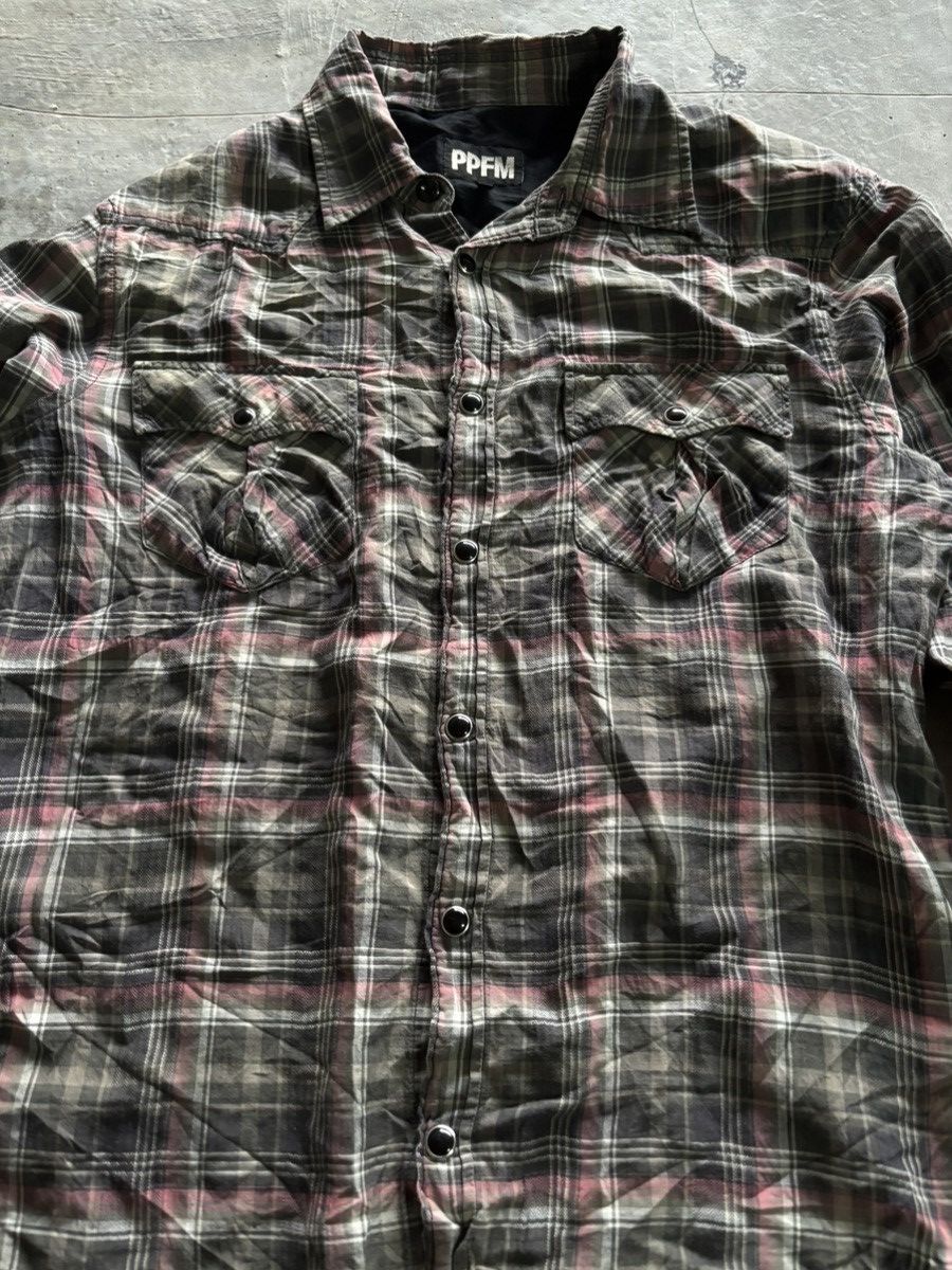 PPFM vintage PPFM flannel long sleeve punk grunge style Size US M / EU 48-50 / 2 - 2 Thumbnail
