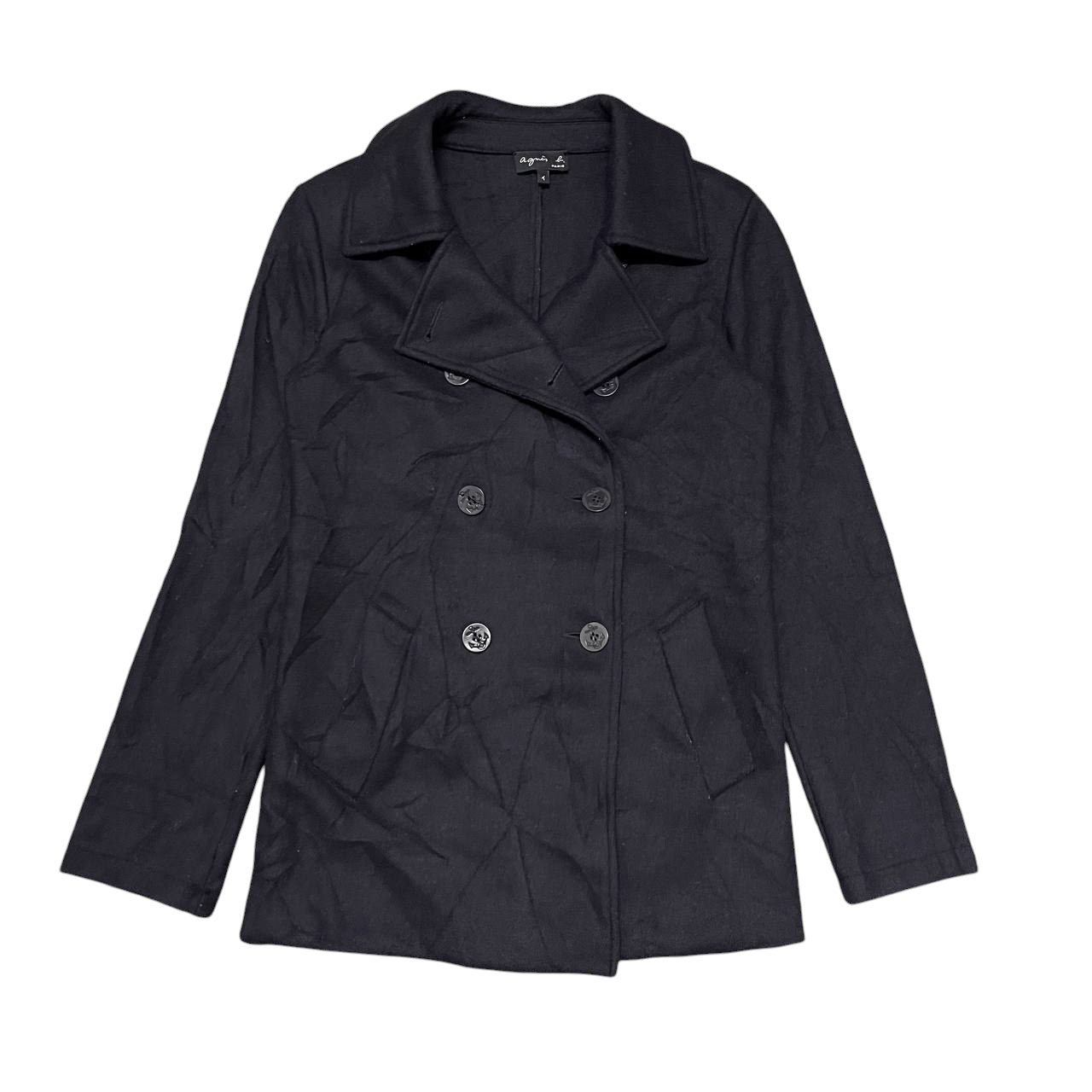 agnes b. Vintage Agnes B. Paris Wool Coat Size US S / EU 44-46 / 1 - 1 Thumbnail