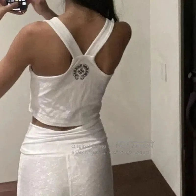 Chrome Hearts Chrome Hearts Women's Spring White Crop Top . Size M / US 6-8 / IT 42-44 - 5 Thumbnail