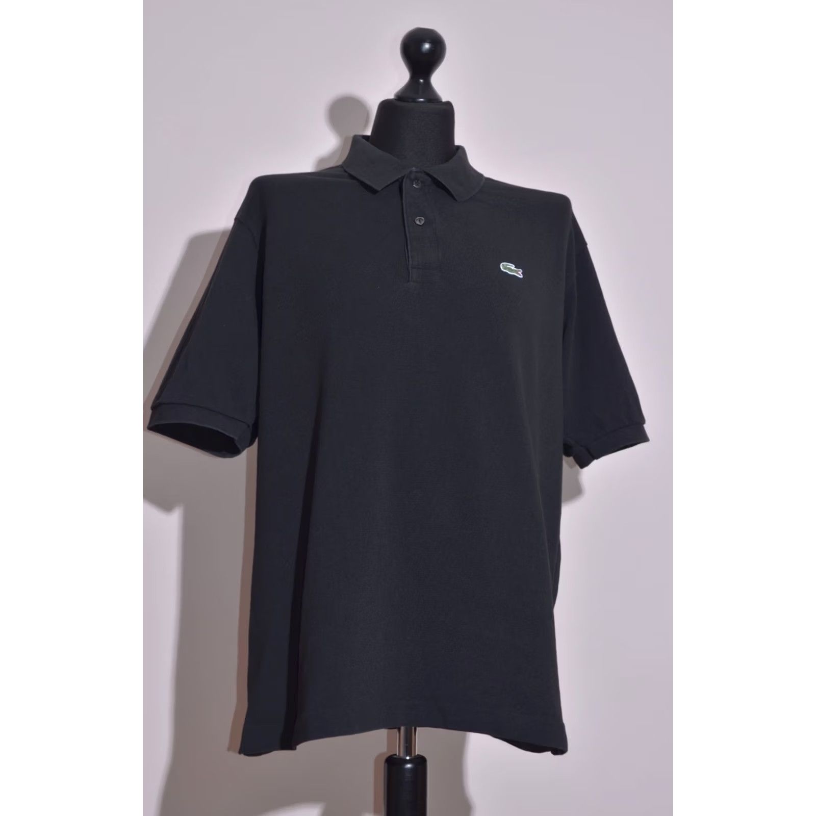 Lacoste Lacoste Polo Shirt Mens Black Short Sleeve Classic Fit Croc Logo 8 US XXL Polo Size US XXL / EU 58 / 5 - 2 Thumbnail