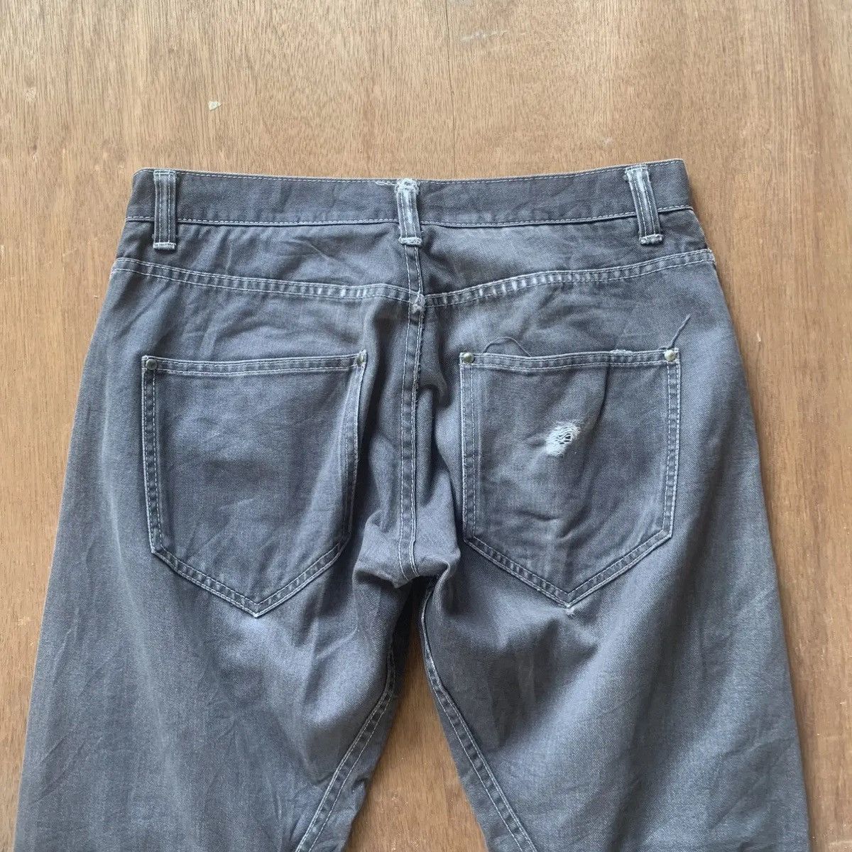 Beauty Beast EARTH TONE 🔥JAPANESE VINTAGE JEANS CURVE LEG TROUSERS FADED Size US 32 / EU 48 - 10 Thumbnail