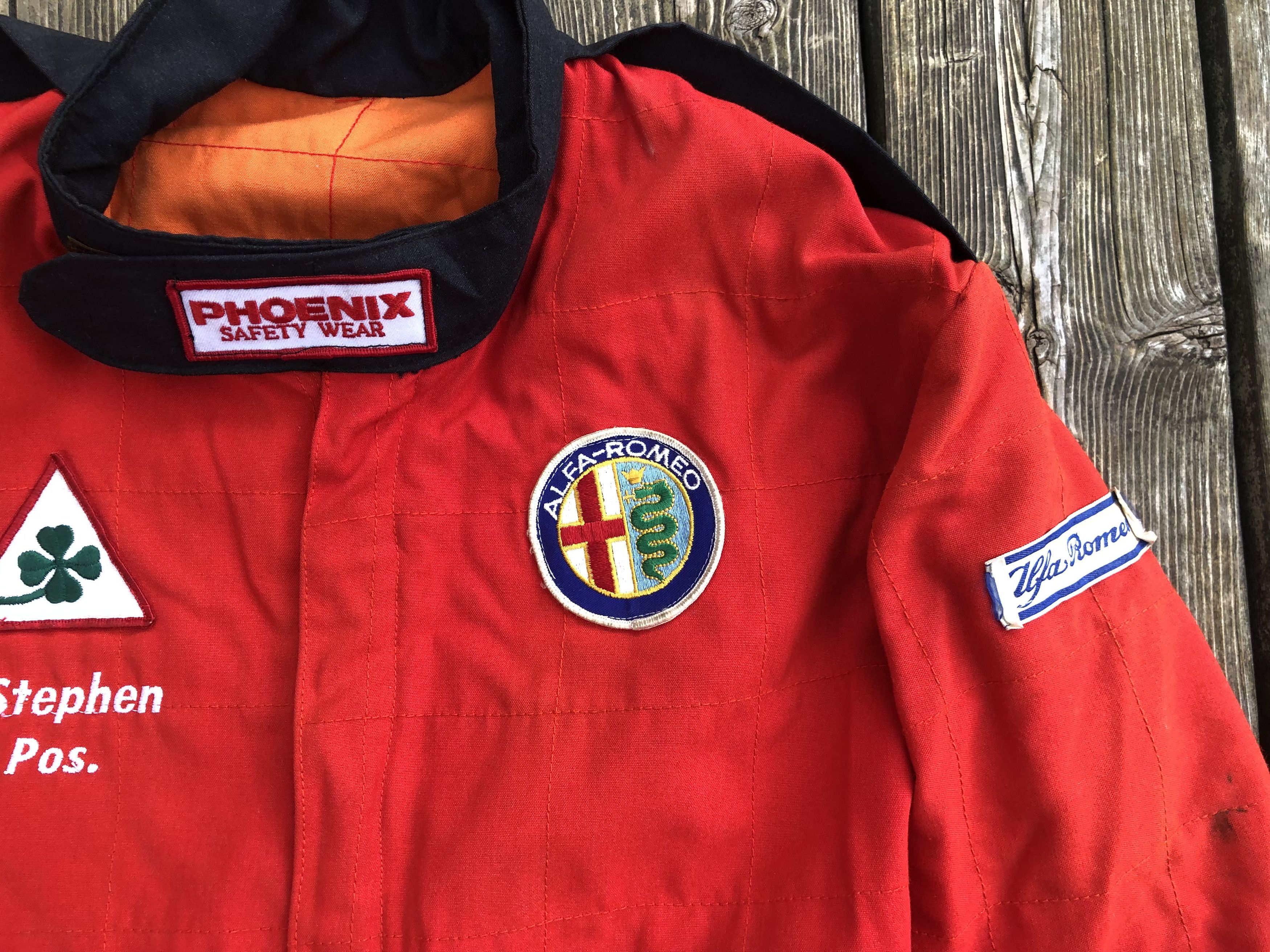 Other Vintage Alfa Romeo Racing Suit Jumpsuit Phoenix Size US 30 / EU 46 - 4 Thumbnail