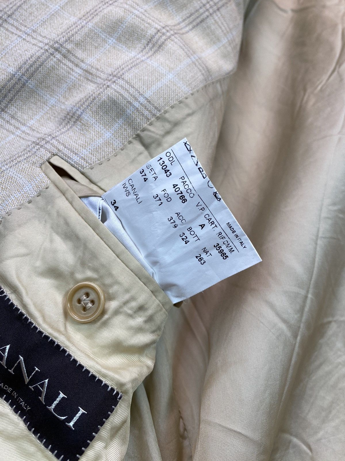 Canali Canali Men’s Jacket Made in Italy Size Large Size US L / EU 52-54 / 3 - 12 Thumbnail