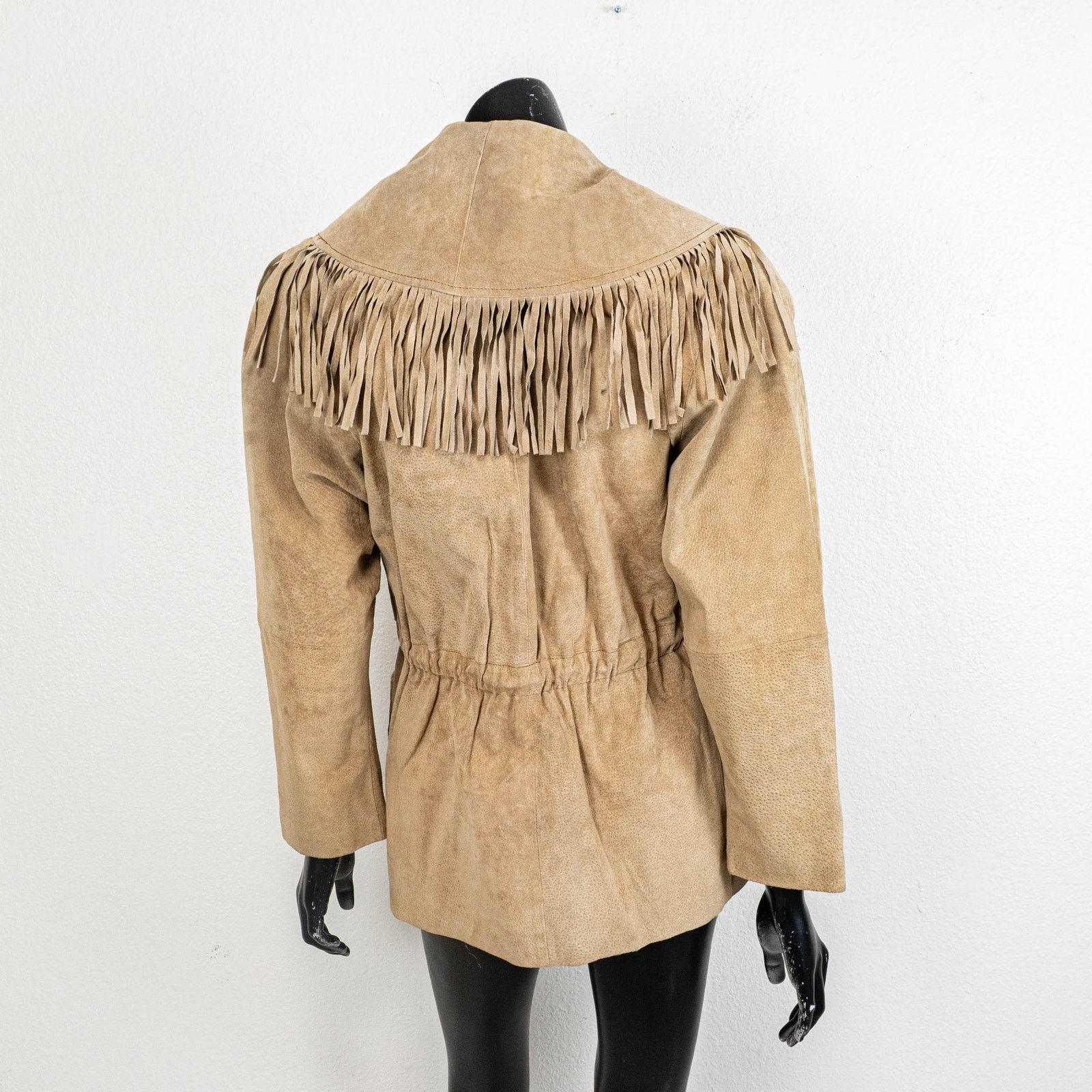 Scully Scully Leather Western Jacket tan Suede Fringe size 10 Size L / US 10 / IT 46 - 4 Thumbnail