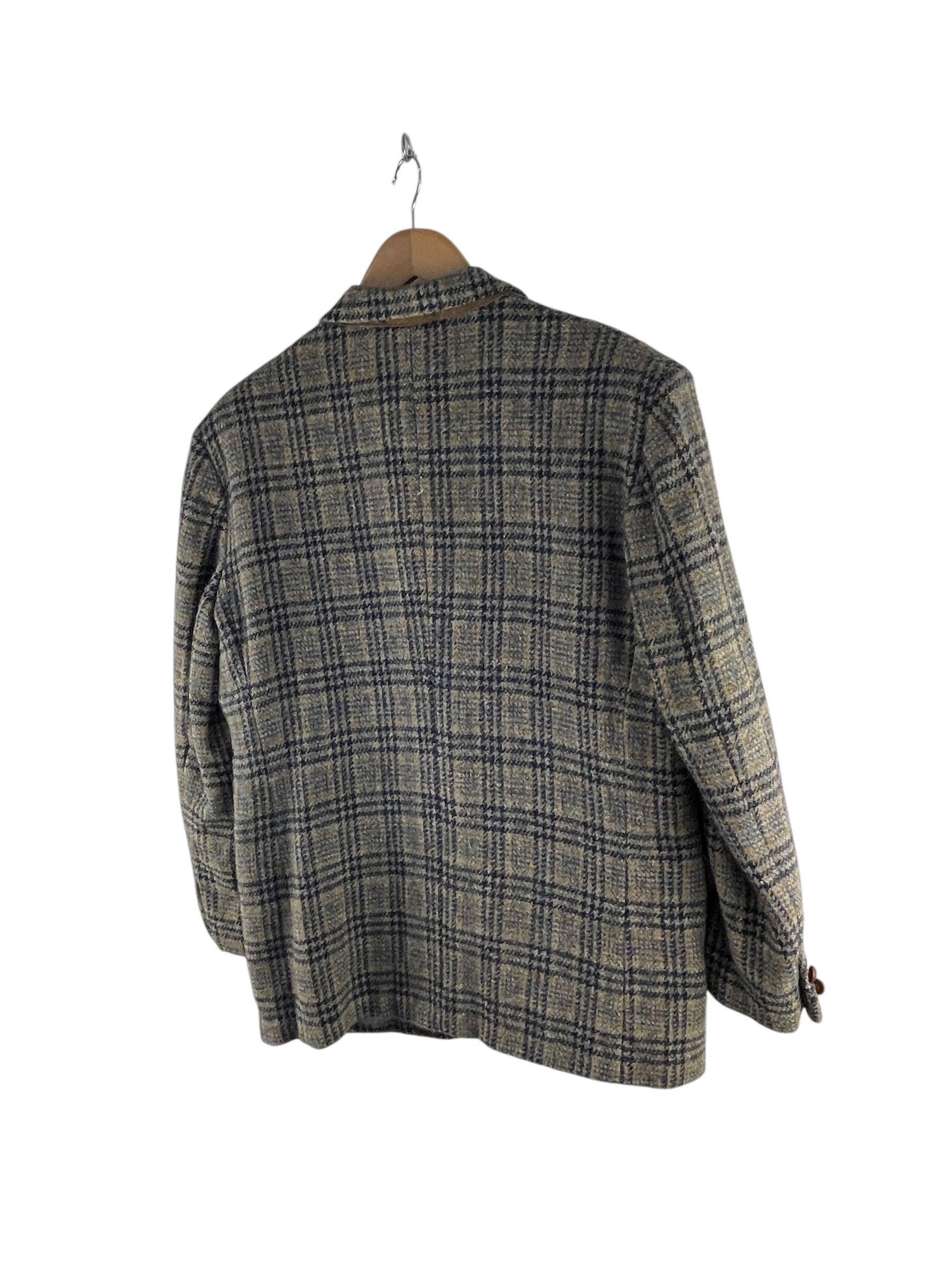 Harris Tweed Vintage Harris Tweed Octopus Army Wool Coat Jacket Size US L / EU 52-54 / 3 - 7 Thumbnail