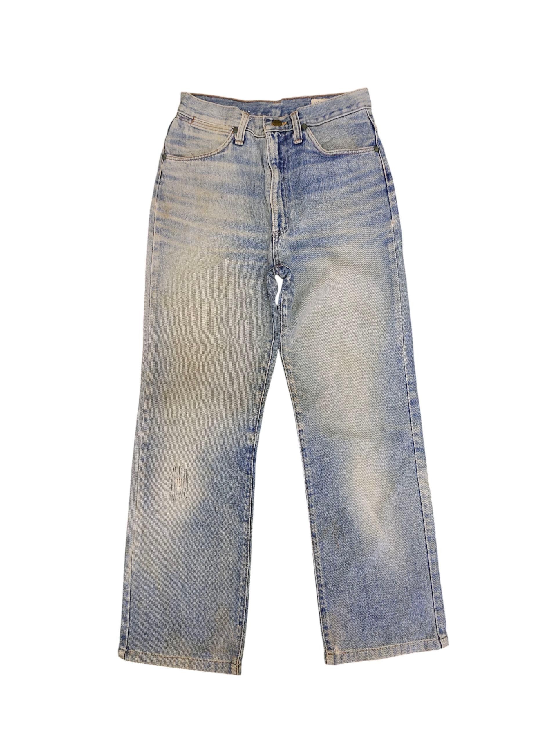 Comme des Garcons × Undercover Vintage 90s Wrangler Clawmark Distress Faded Rusty Jeans Size US 28 / EU 44 - 1 Thumbnail