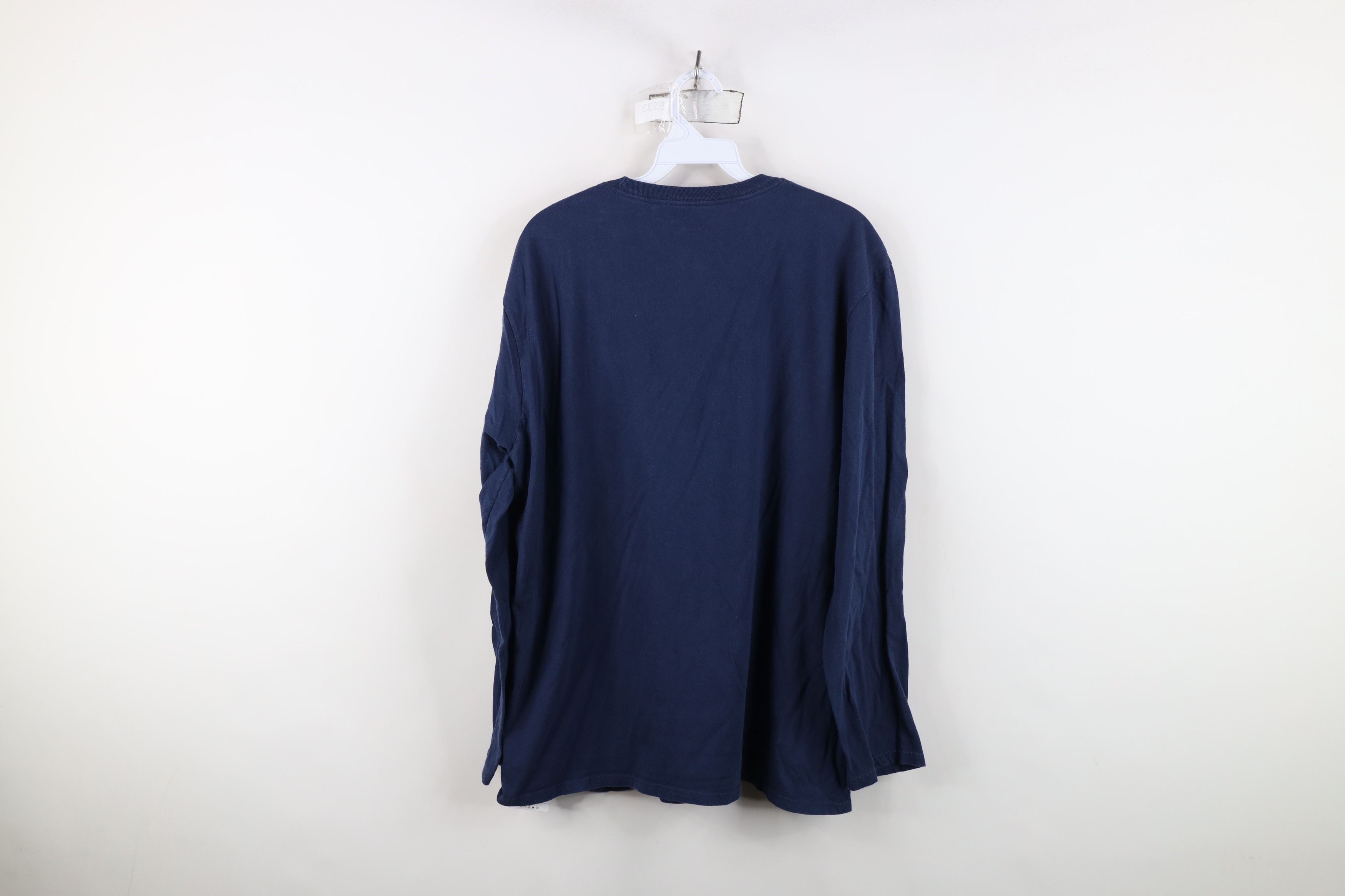 Vintage Y2K Spell Detroit Tigers Baseball Long Sleeve T-Shirt Blue Size US XL / EU 56 / 4 - 12 Thumbnail