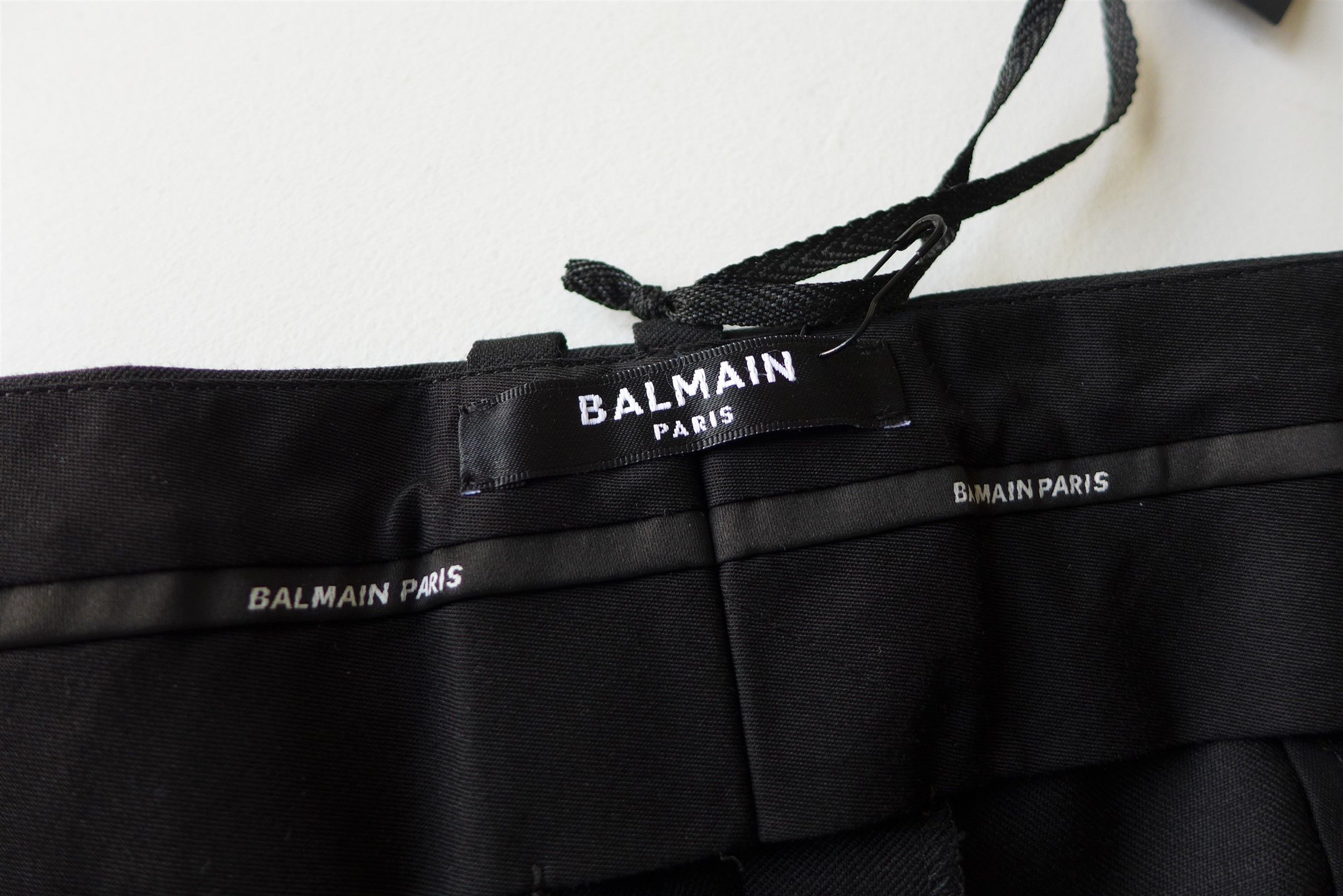 Balmain Balmain Tailored Trousers - Black Wool Size US 38 / EU 54 - 17 Thumbnail