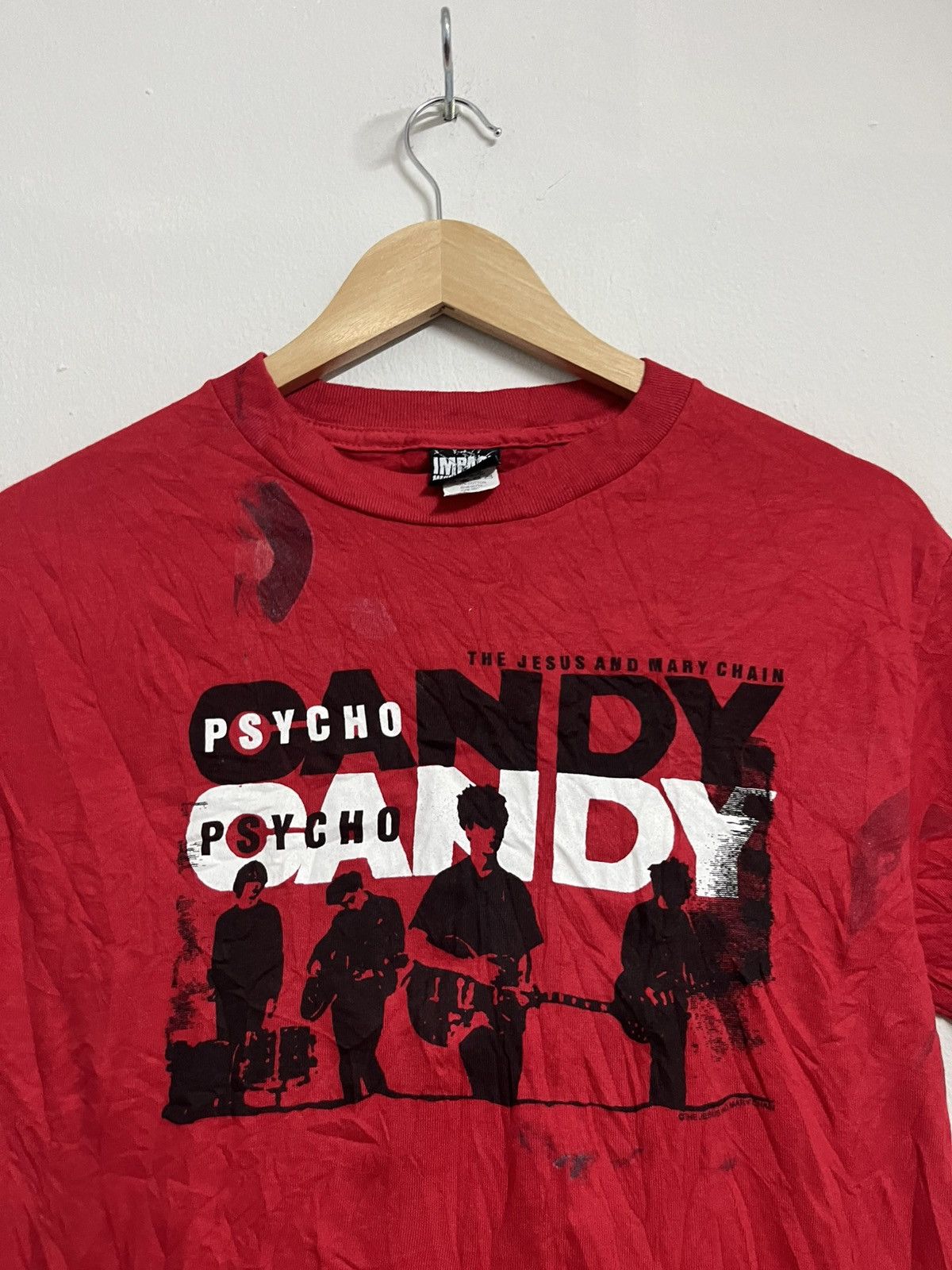 Band Tees 💥Vintage Y2K Shoegaze THE JESUS AND MARY CHAIN Psycho Candy Size US S / EU 44-46 / 1 - 3 Thumbnail