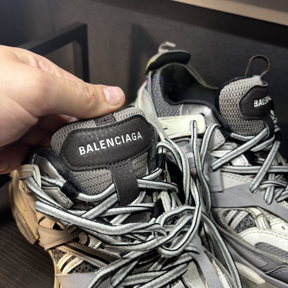 Balenciaga Women’s Balenciaga Track gray sneaker Size:35 (ArtNo.542436) Size US 5 / IT 35 - 22 Thumbnail