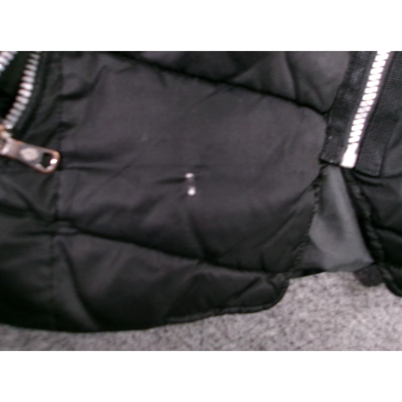 Cole Haan Cole Haan Black Faux Fur Puffer Jacket Women S Mid-Length Zip Insulated Lined Pockets Warm Winter Casual 90s Chic Size 28" / US 6 / IT 42 - 3 Thumbnail