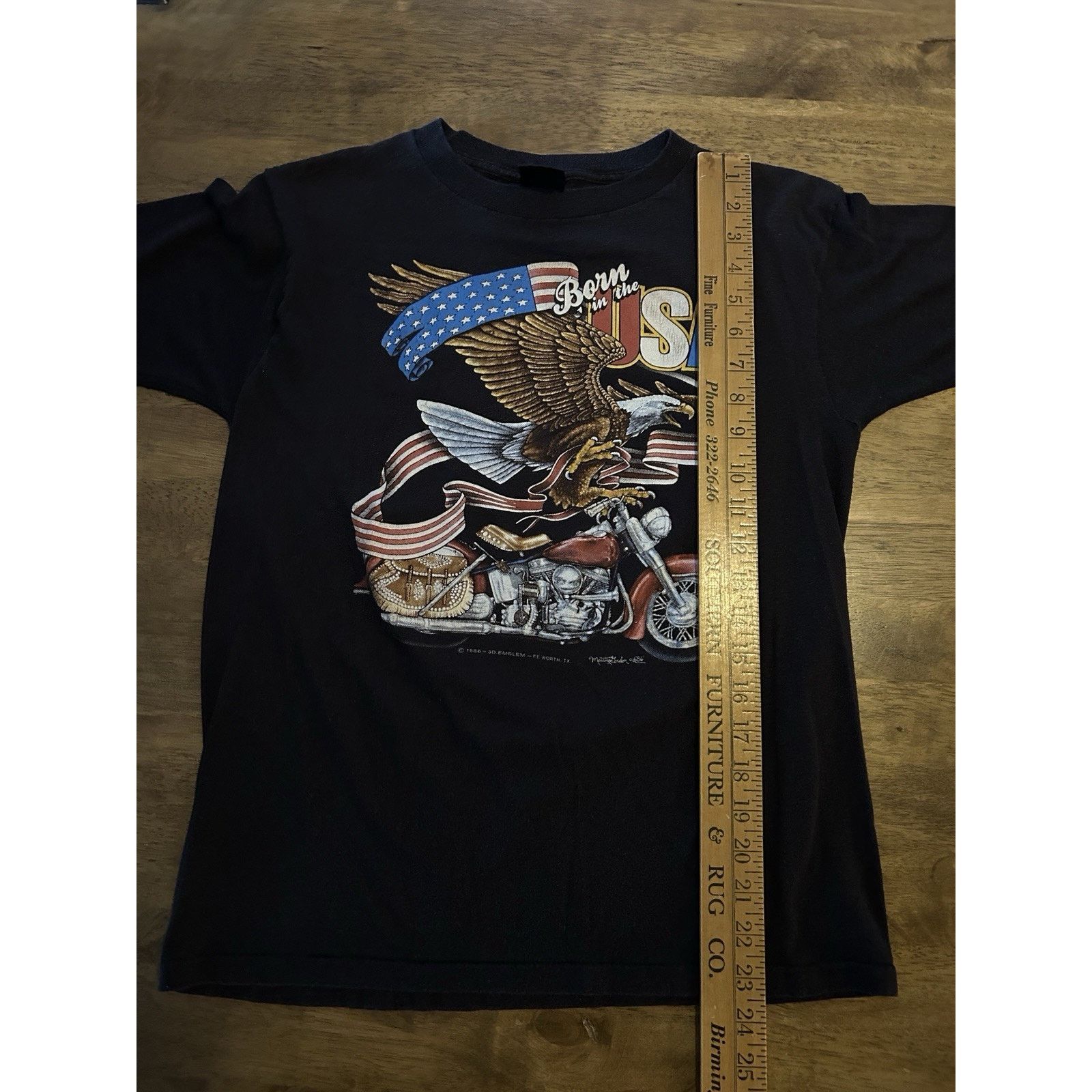 Harley Davidson × Vintage Vintage Harley Davidson 3D Emblem Shirt Size Medium EAGLE Size US M / EU 48-50 / 2 - 11 Thumbnail