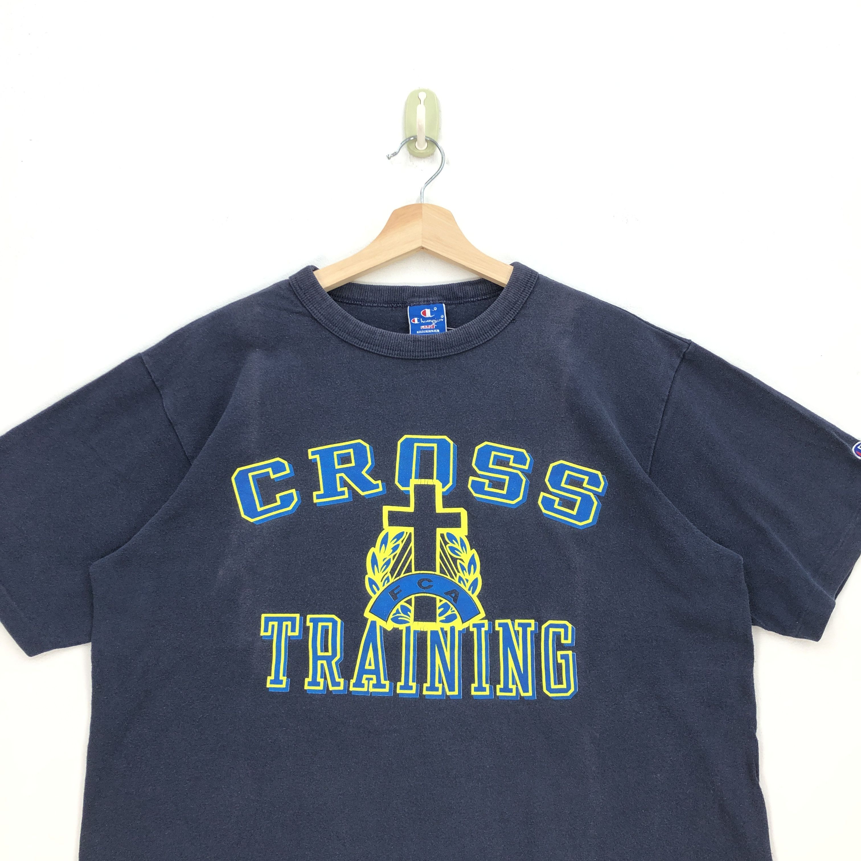 Champion Vintage 90s Champion T Shirt Champion Cross Training Tees Size US L / EU 52-54 / 3 - 2 Thumbnail