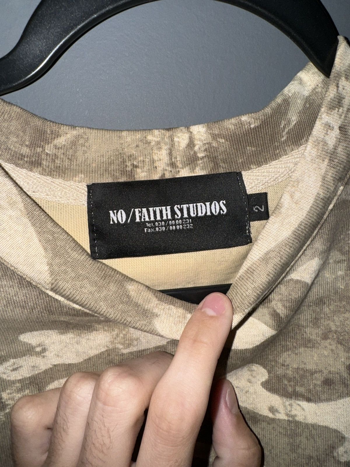 No Faith Studios No Faith Studios Camo Tee | Grailed