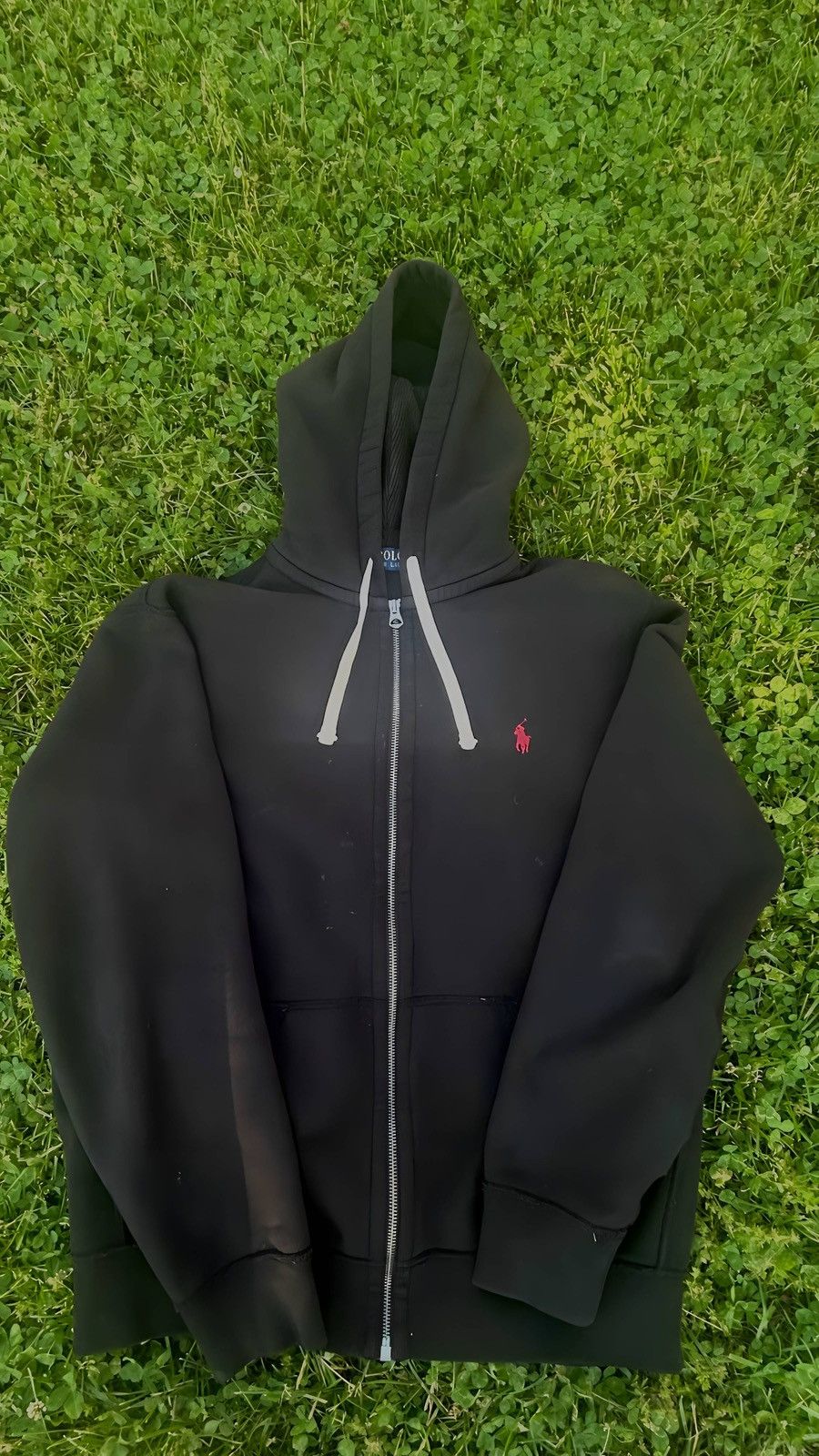 Ralph Lauren black Ralph Lauren zip-up hoodie, size L, Size US L / EU 52-54 / 3 - 1 Thumbnail