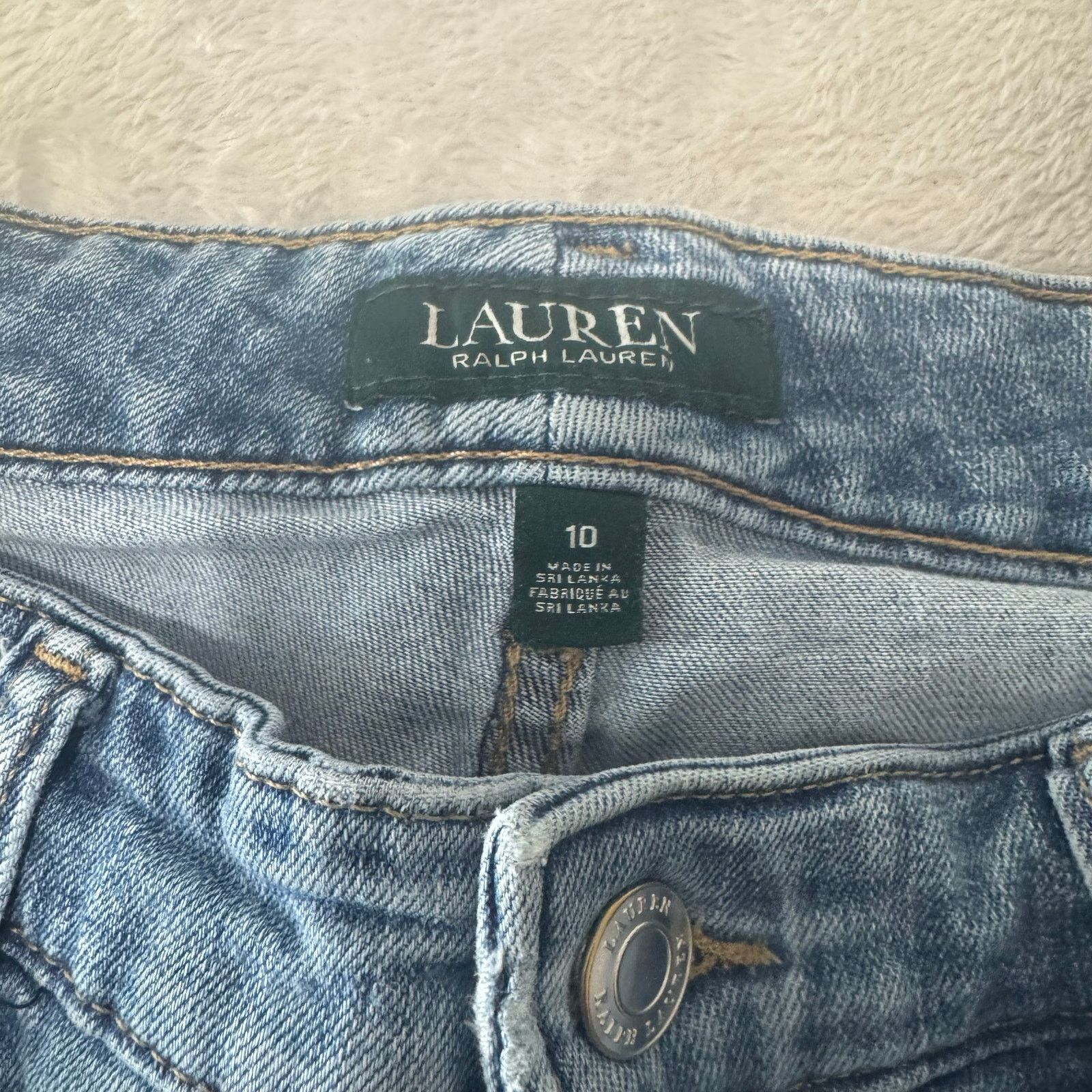 Lauren Ralph Lauren Lauren Ralph Lauren Women's Classic Straight Denim Jeans 10 Size 32" / US 10 / IT 46 - 3 Thumbnail