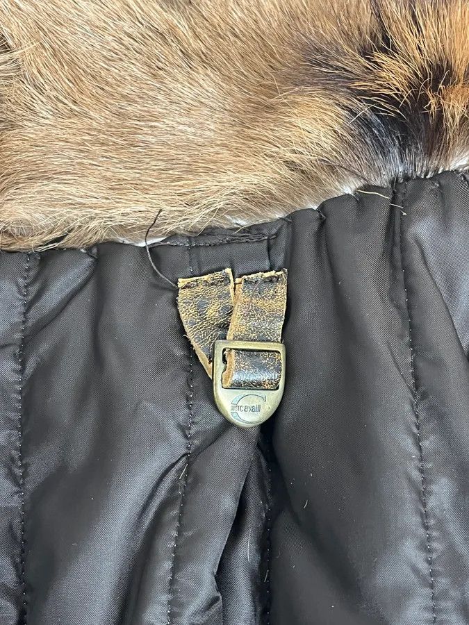 Roberto Cavalli FW2005 Cavalli Goat Fur Camel Leather Jacket Size XS / US 0-2 / IT 36-38 - 10 Thumbnail
