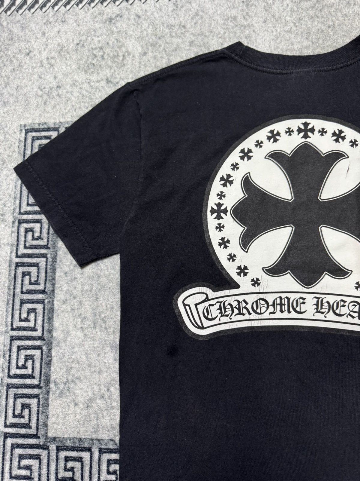 Chrome Hearts RARE! CROSS PLUS STAMP SCROLL Size US M / EU 48-50 / 2 - 5 Thumbnail