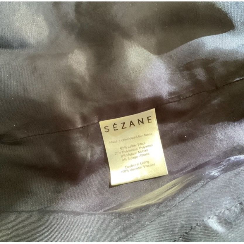 Sezane Sezane Jagger Coat Gray wool 34 bust 36 US2 Size XS / US 0-2 / IT 36-38 - 10 Thumbnail