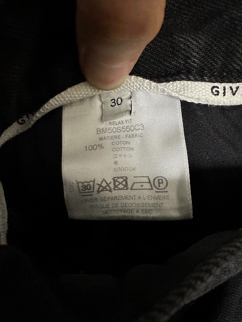 Givenchy Givenchy Black Denim Pants Size 30 Size US 30 / EU 46 - 4 Thumbnail