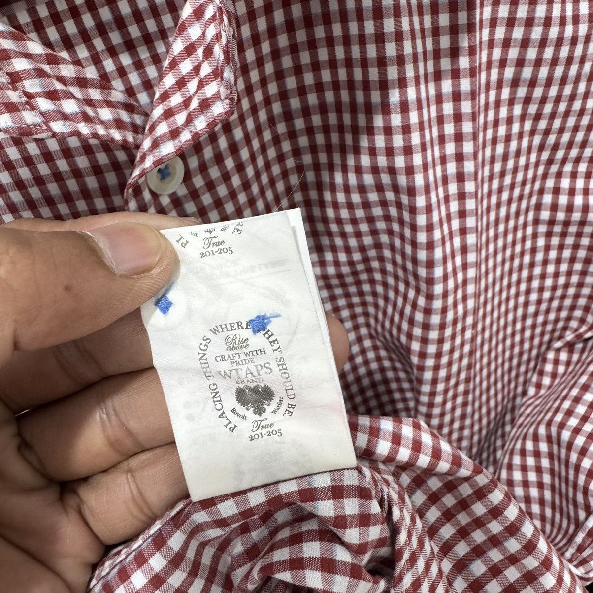 Wtaps WTAPS RISE ABOVE GINGHAM BUTTON UPS SHIRT Size US M / EU 48-50 / 2 - 8 Thumbnail