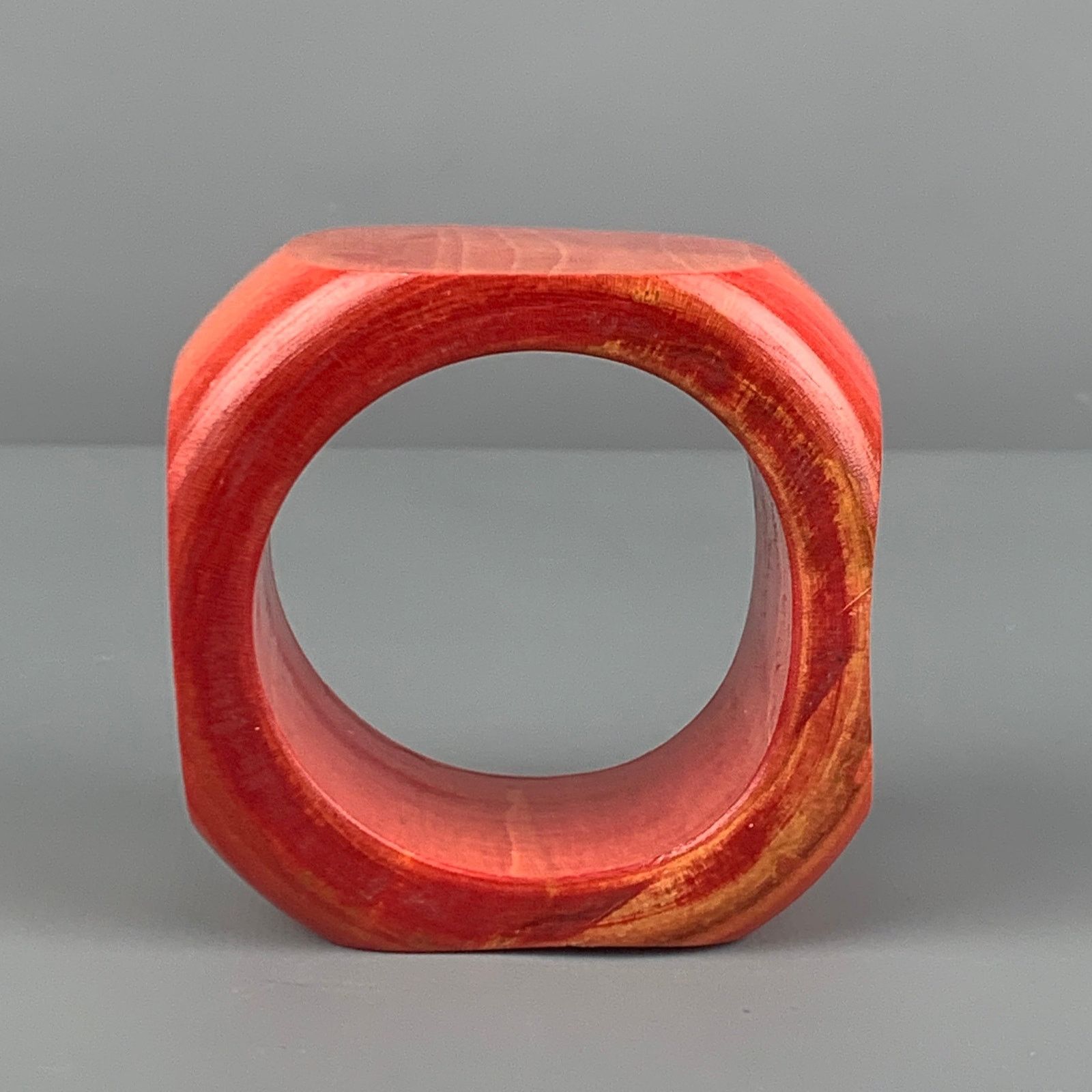 Vintage VINTAGE Red Wood Cuff Bracelet Size ONE SIZE - 3 Thumbnail