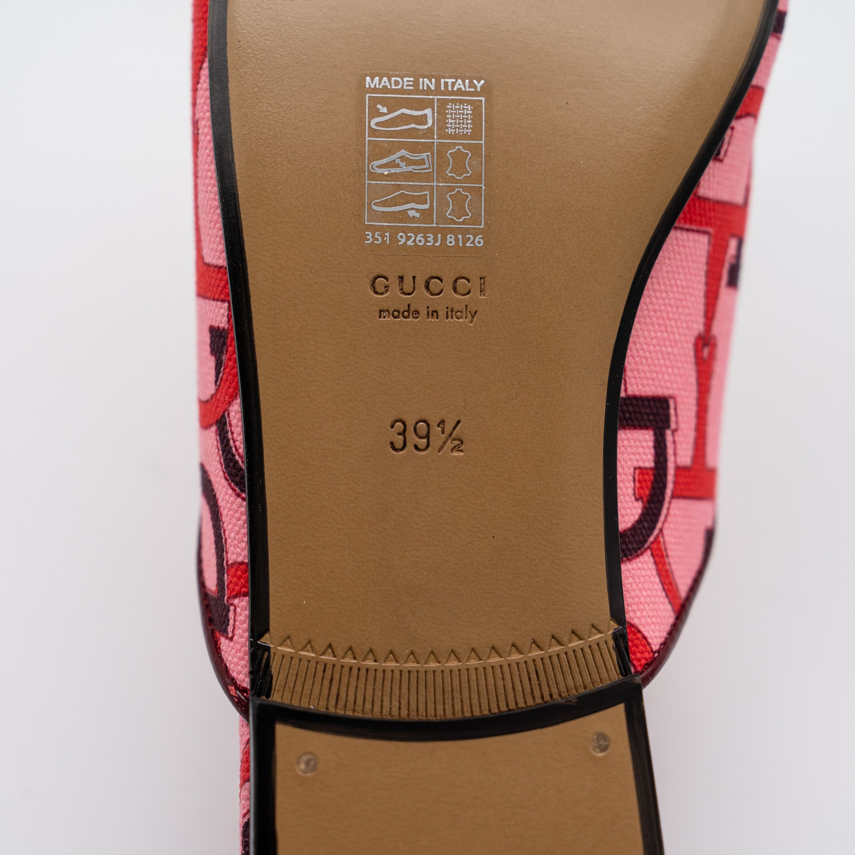 Gucci Gucci Princetown Horsebit Print Mules Slip On Pink Size US 9.5 / IT 39.5 - 11 Thumbnail