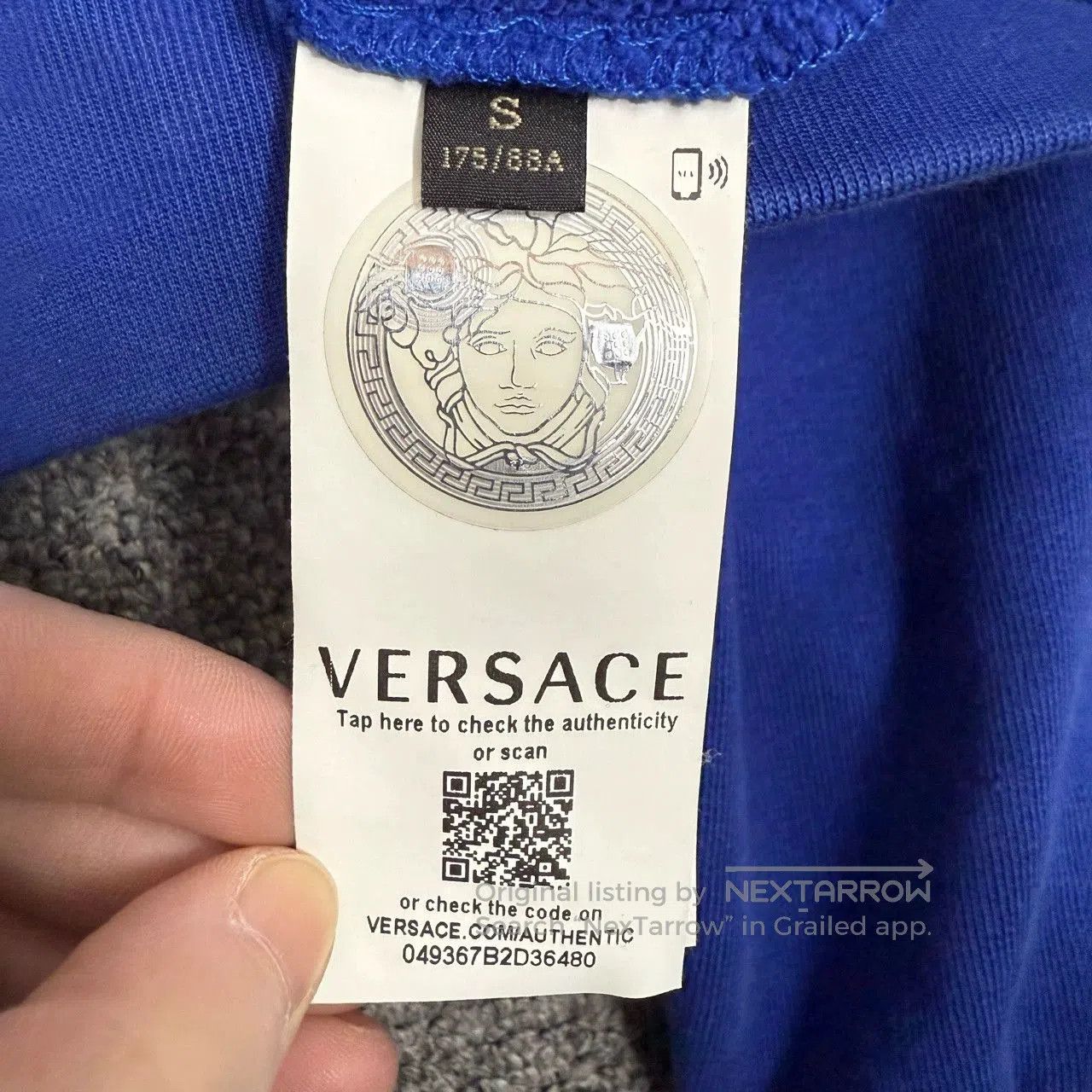 Versace versace blue medusa zip-up hoodie. Size US S / EU 44-46 / 1 - 4 Thumbnail