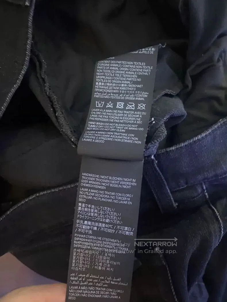Saint Laurent Paris Saint Laurent Black Slim Fit Jeans. Size US 32 / EU 48 - 5 Thumbnail