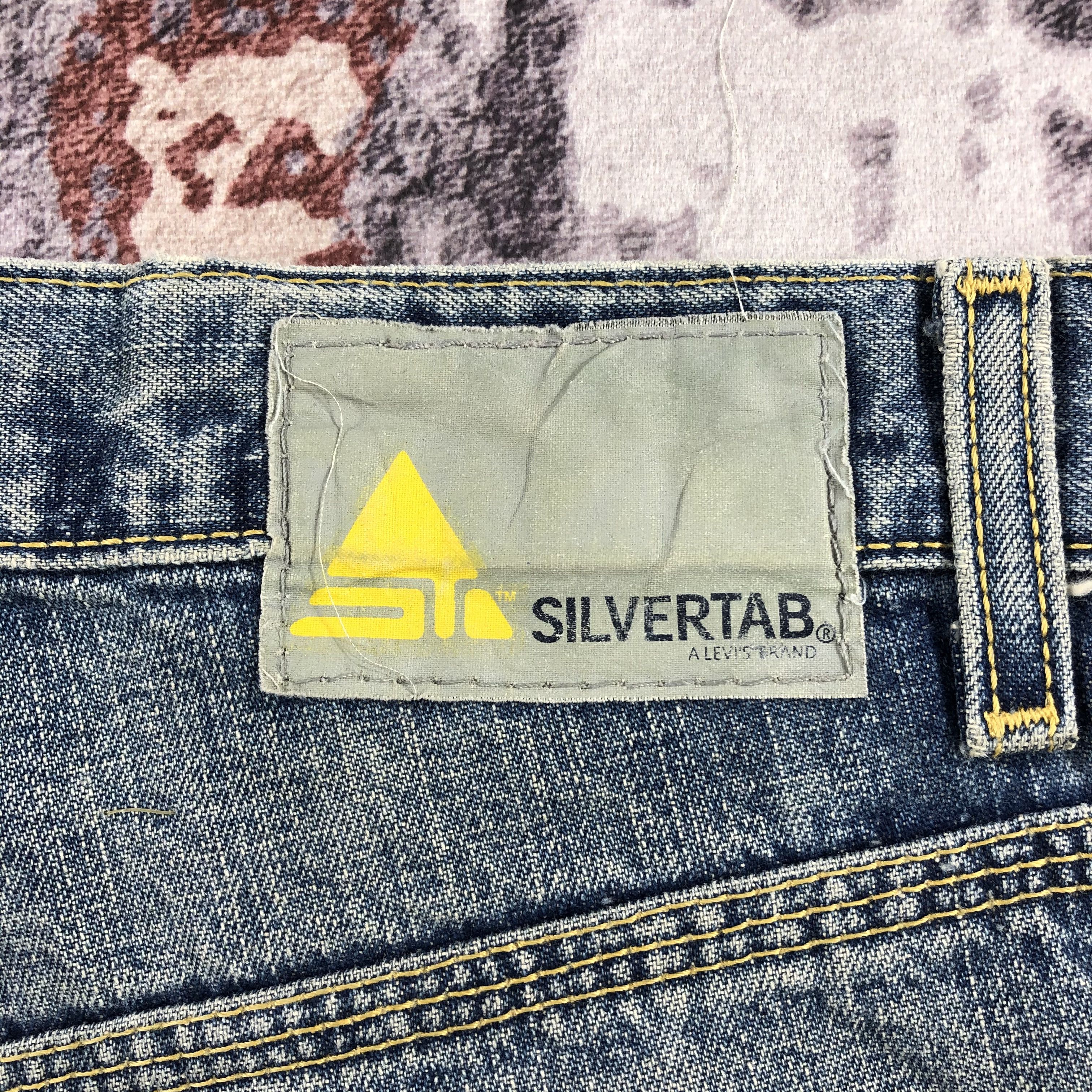 Levi's × Vintage Vintage Levis SilverTab Jeans-JM2549 Size US 35 - 6 Thumbnail