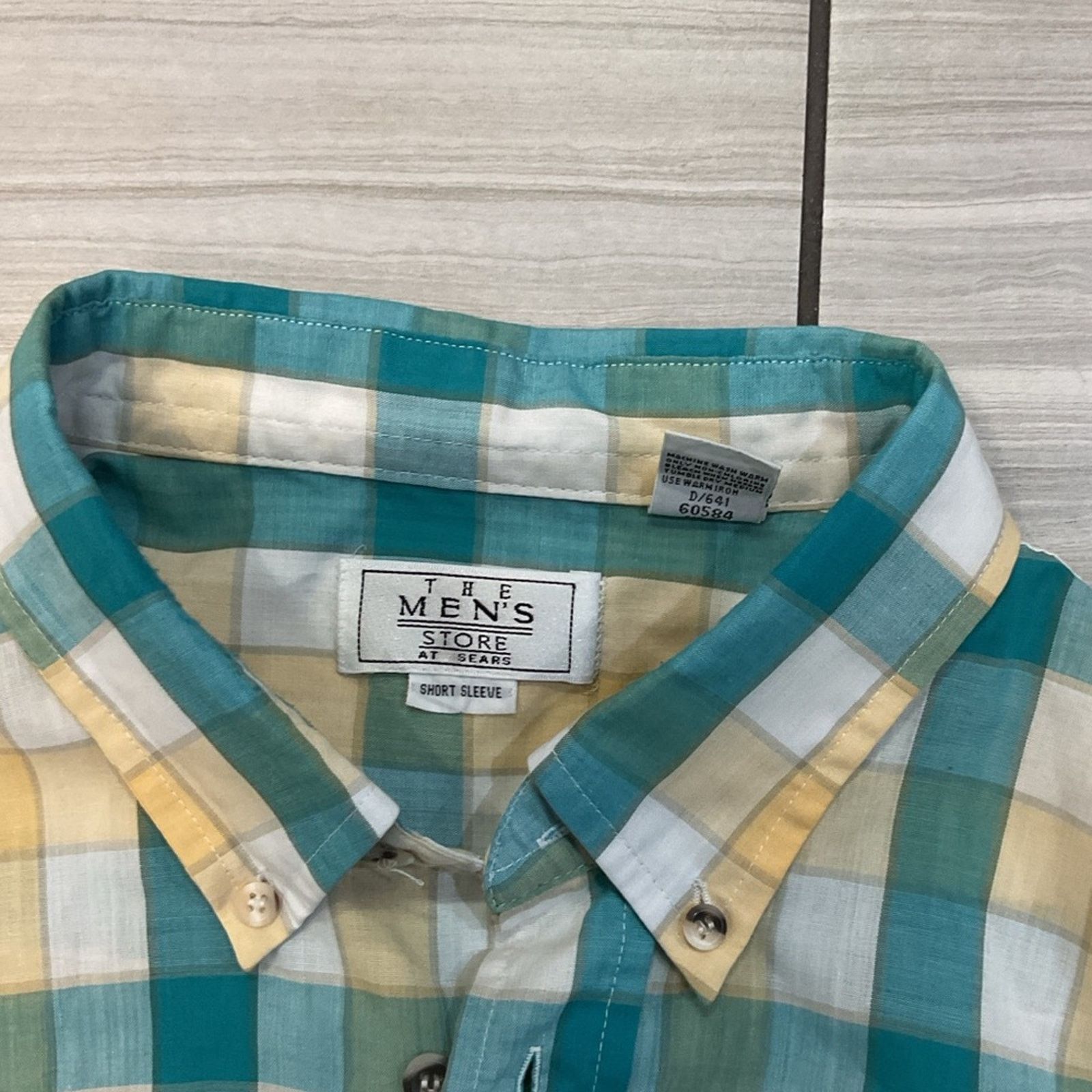Sears The Men's/Sean's Short Sleeve Shirt Size US XL / EU 56 / 4 - 3 Thumbnail