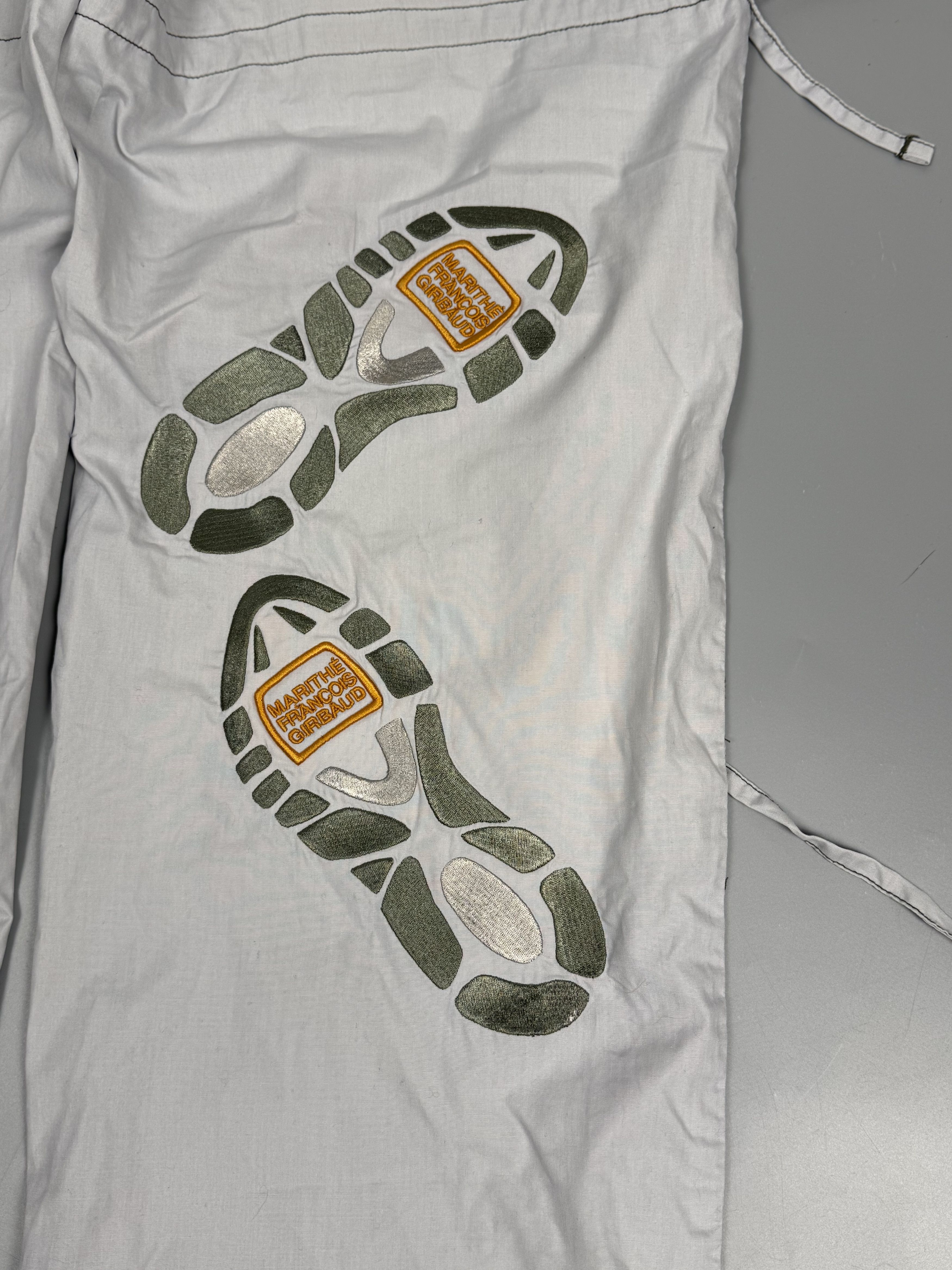 Marithe + Francois Girbaud Vintage baggy parachute MFG printed cargo pants Size US 29 - 2 Thumbnail