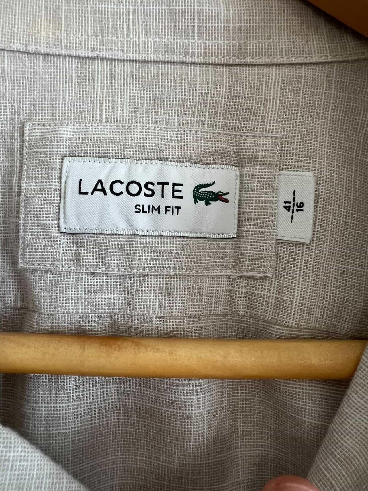 Lacoste Lacoste shirt button cotton 🔥💥 Size US M / EU 48-50 / 2 - 4 Thumbnail